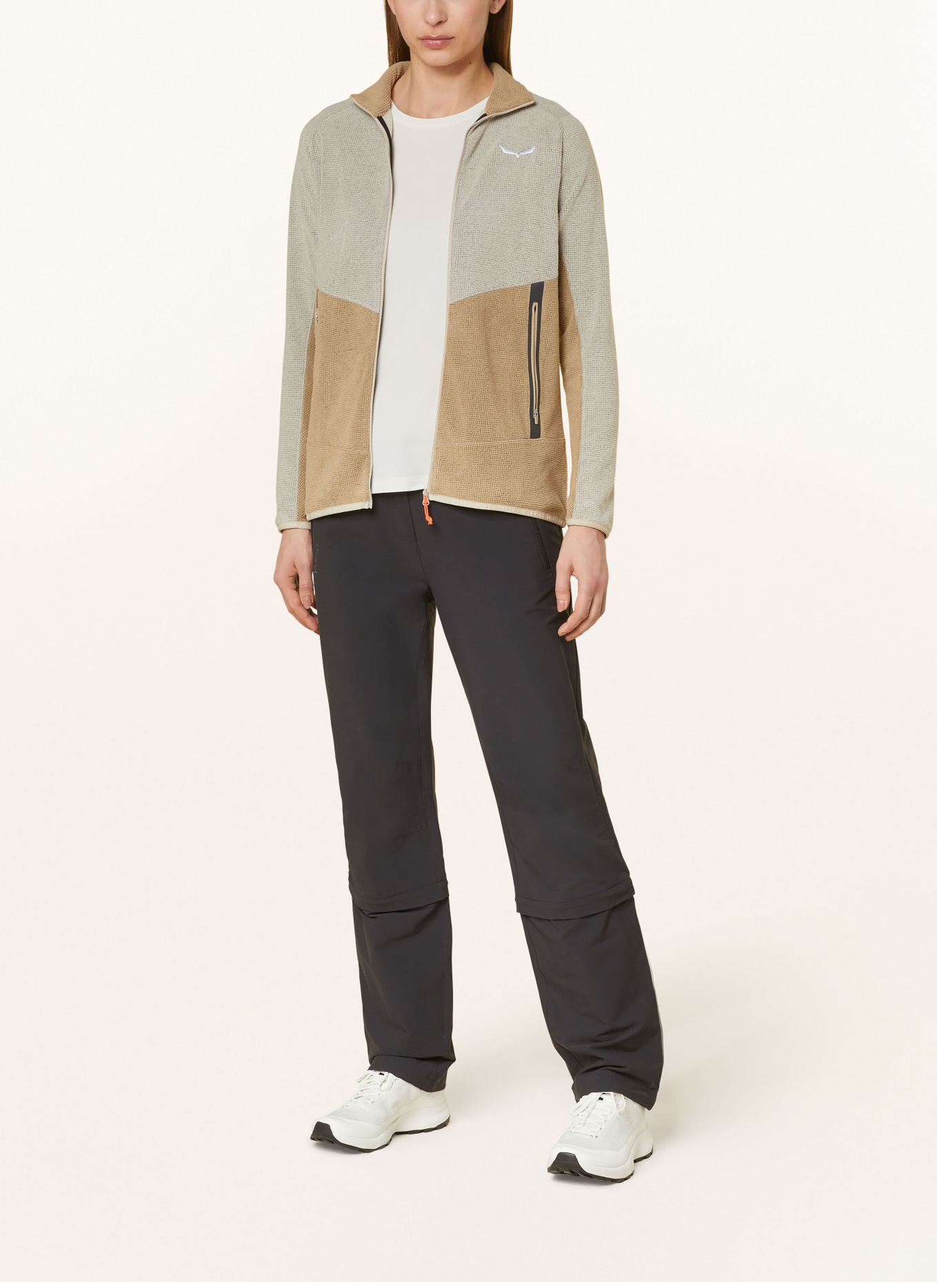 SALEWA Fleece jacket PAGANELLA, Color: BEIGE/ CREAM (Image 2)