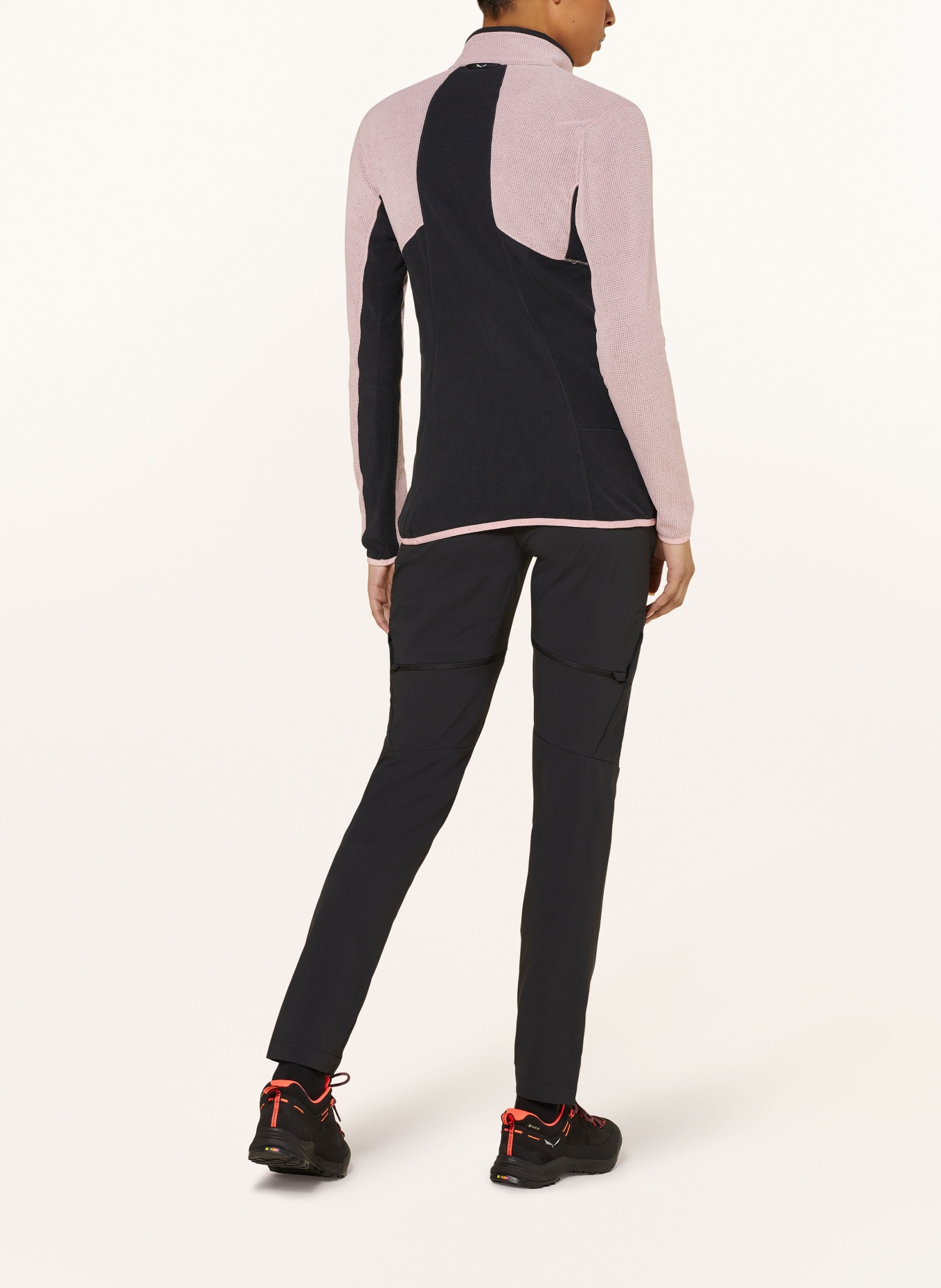 SALEWA Fleece jacket PAGANELLA, Color: BLACK/ ROSE (Image 3)
