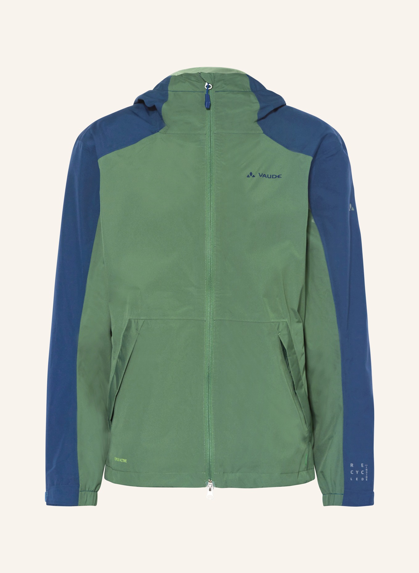 VAUDE Outdoor jacket NEYLAND II, Color: GREEN/ BLUE (Image 1)