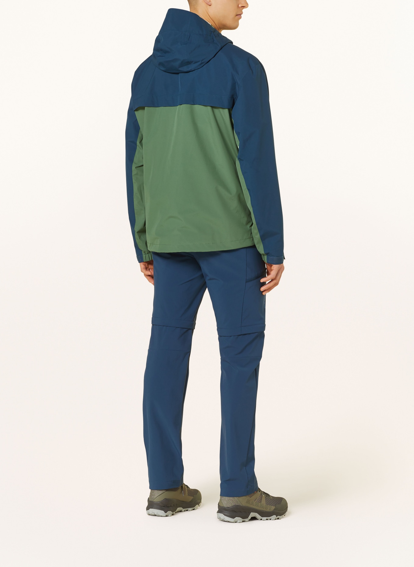 VAUDE Outdoor jacket NEYLAND II, Color: GREEN/ BLUE (Image 3)