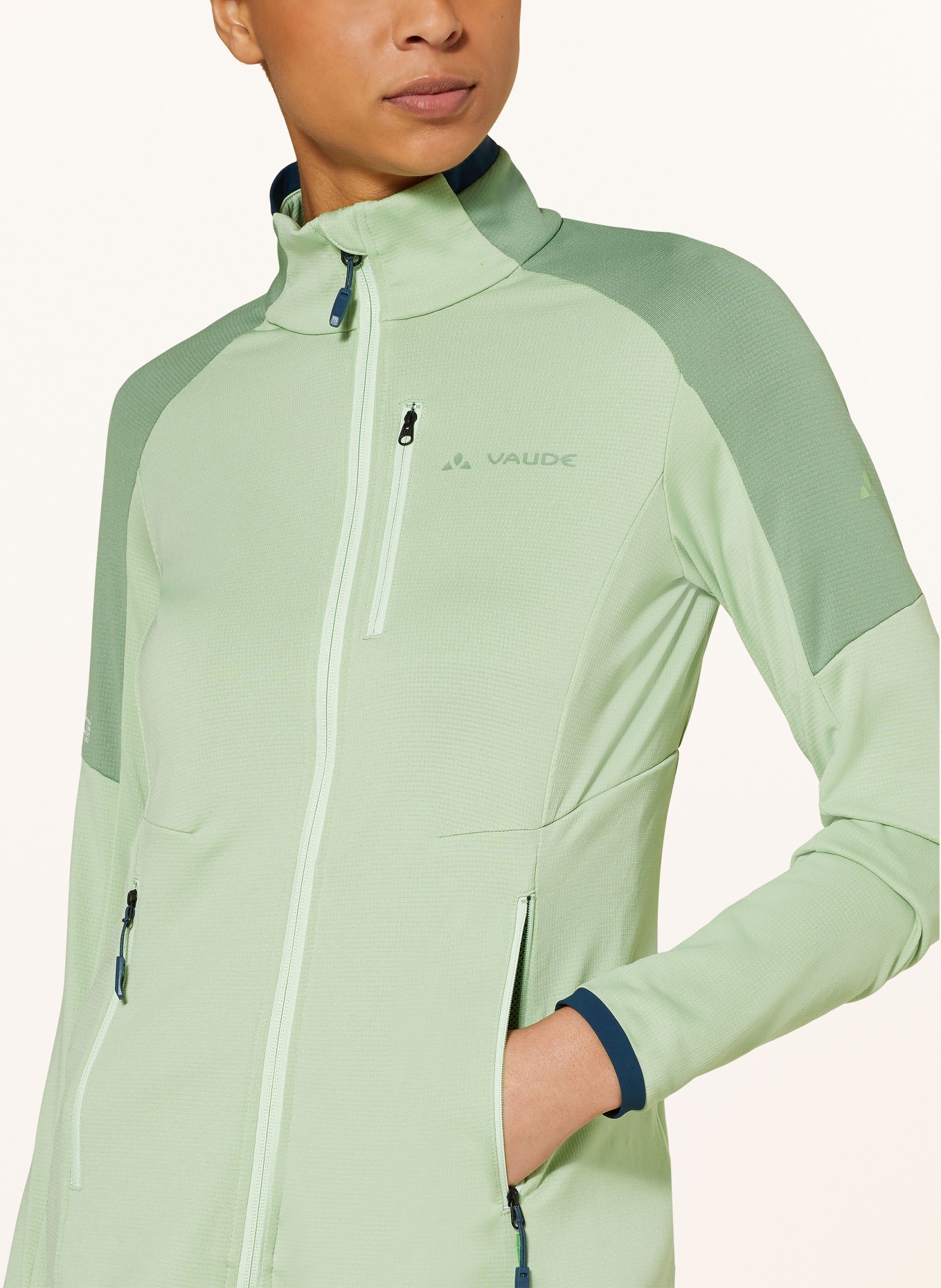 VAUDE Mid-layer jacket ELOPE, Color: LIGHT GREEN (Image 4)