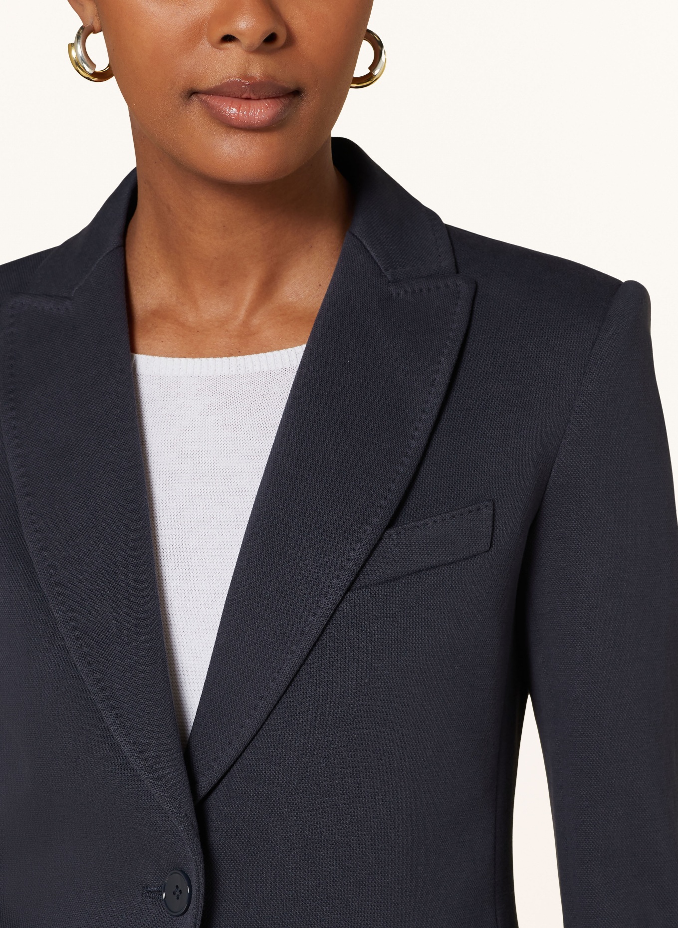 WEEKEND MaxMara Jersey blazer ROSETTA, Color: DARK BLUE (Image 4)