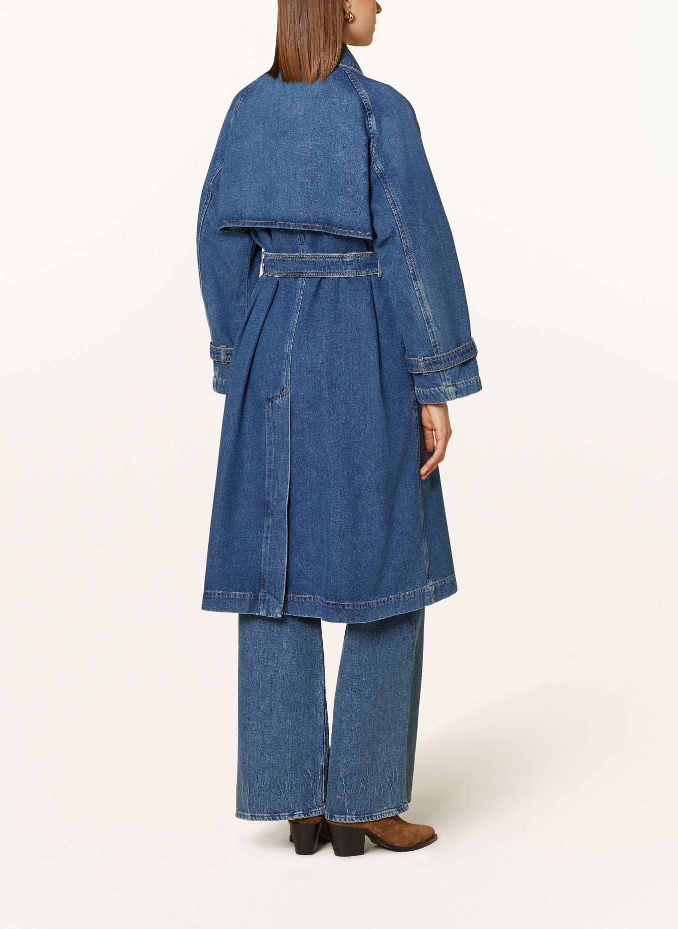 WEEKEND MaxMara Trench coat BLASY in denim, Color: DARK BLUE (Image 3)