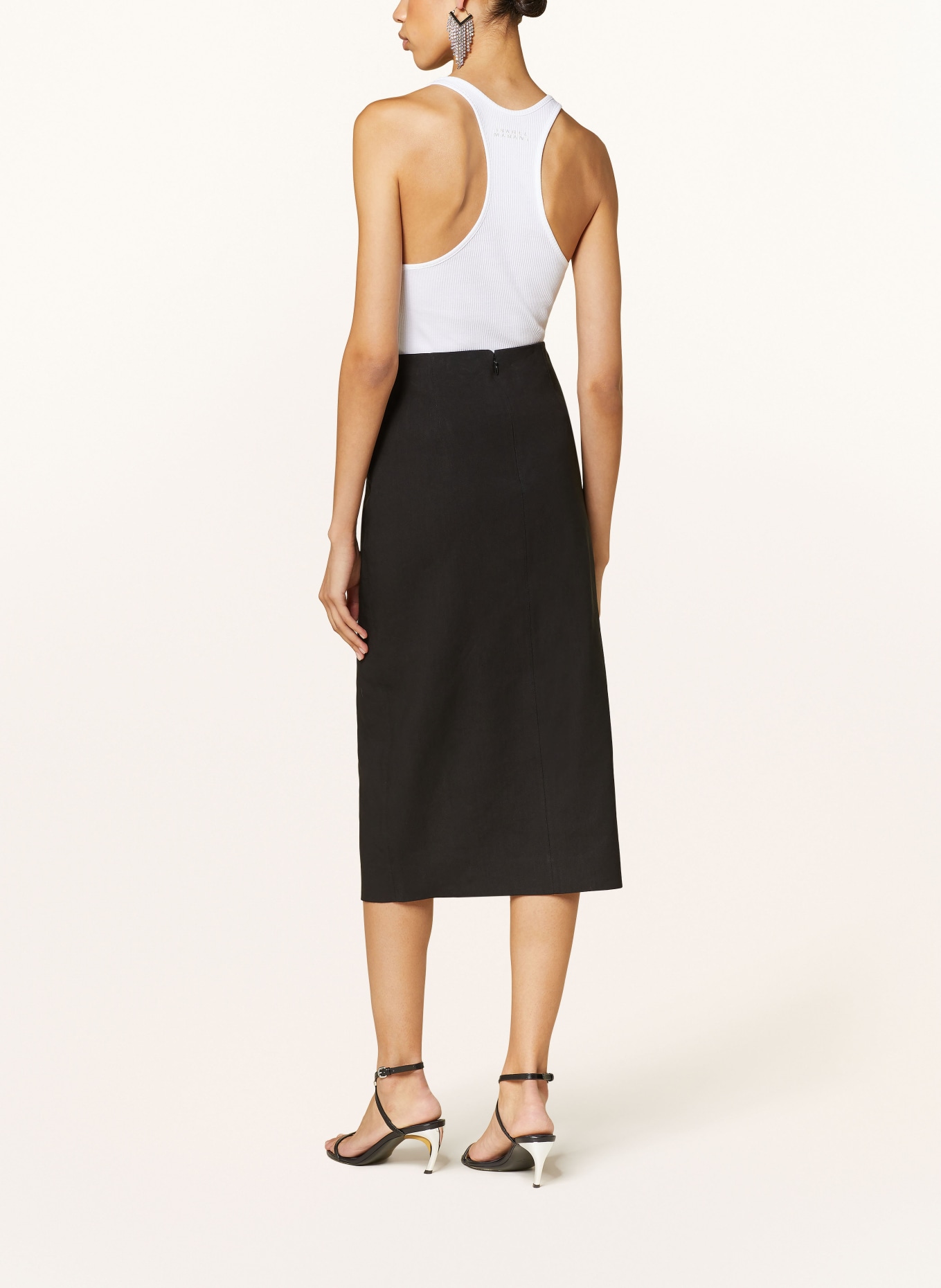ISABEL MARANT Skirt MILLS, Color: BLACK (Image 3)