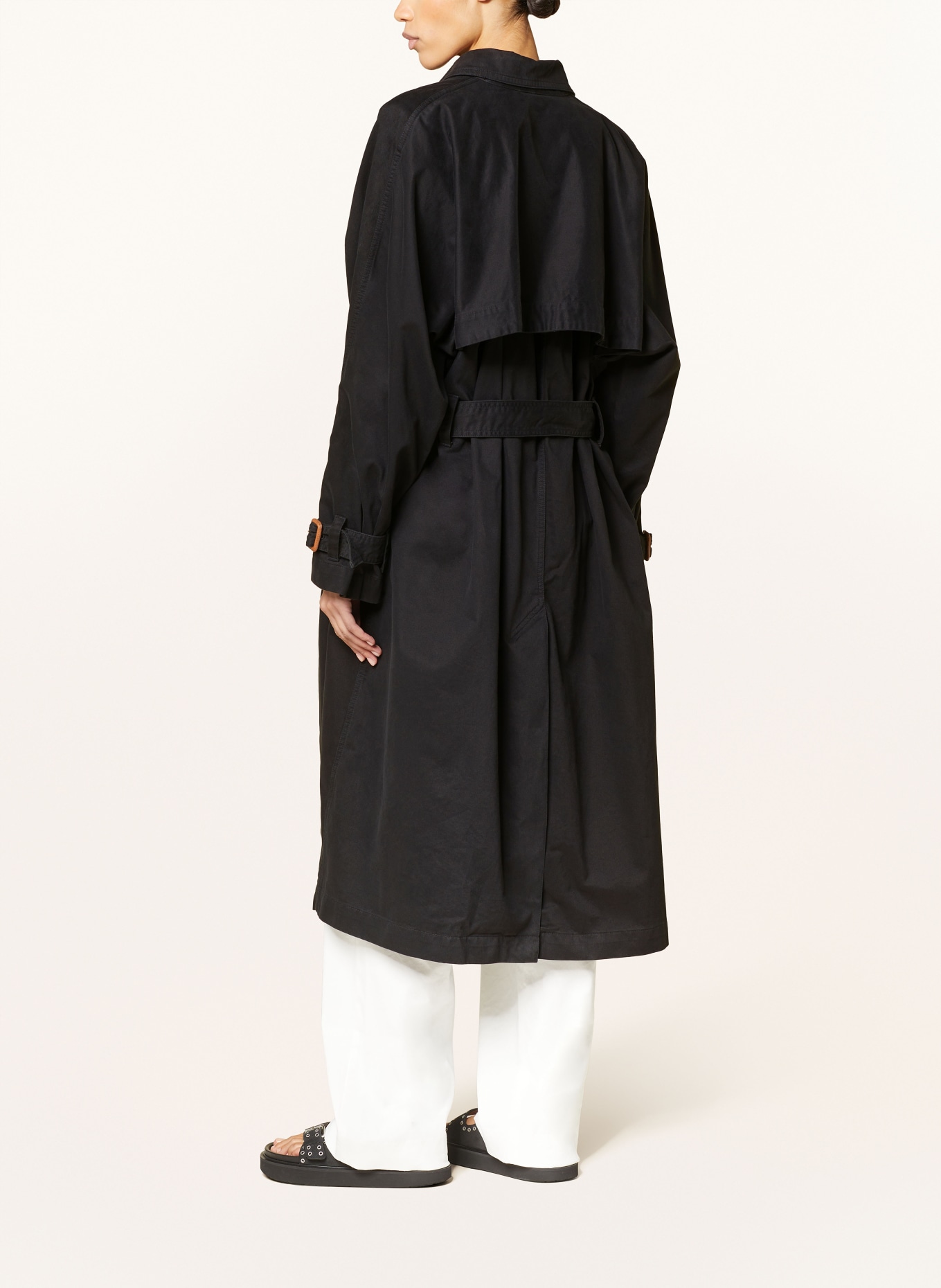 ISABEL MARANT Trench coat EDENNA, Color: BLACK (Image 3)