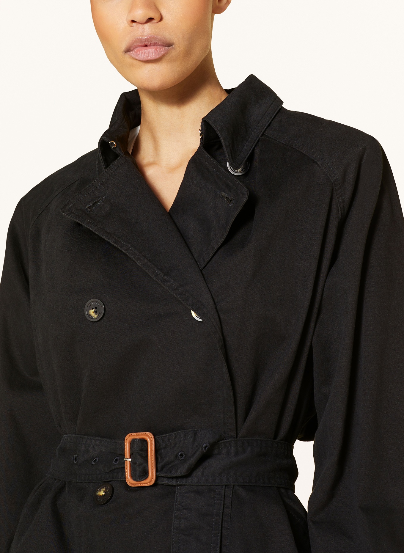 ISABEL MARANT Trench coat EDENNA, Color: BLACK (Image 4)