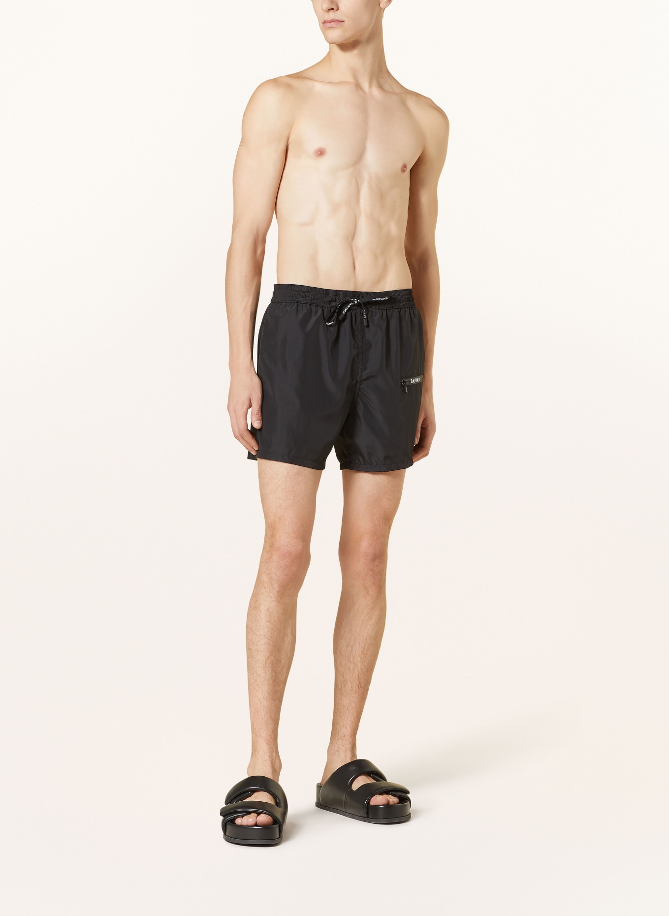 BALMAIN Swim shorts, Color: BLACK (Image 2)