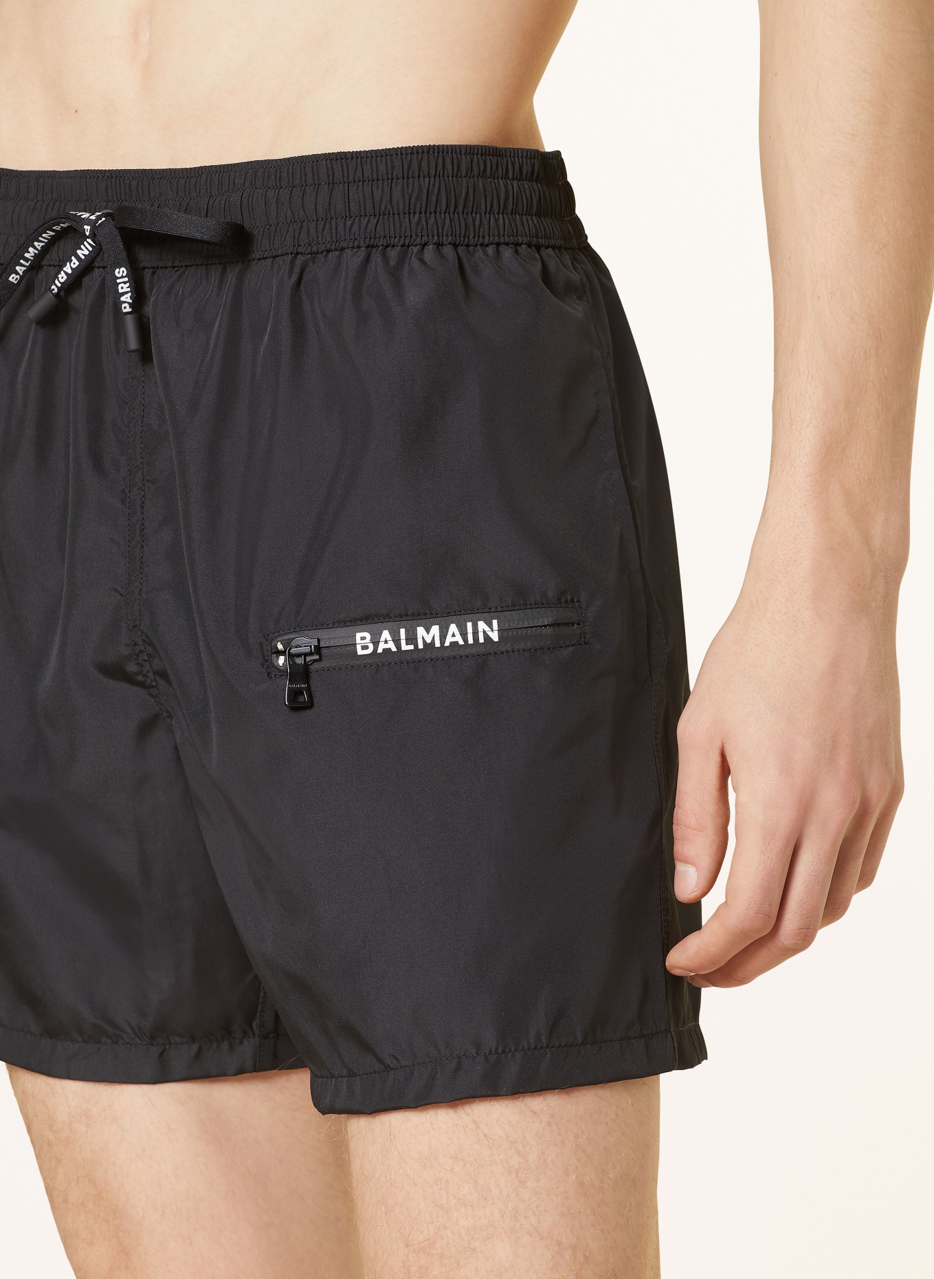 BALMAIN Swim shorts, Color: BLACK (Image 4)