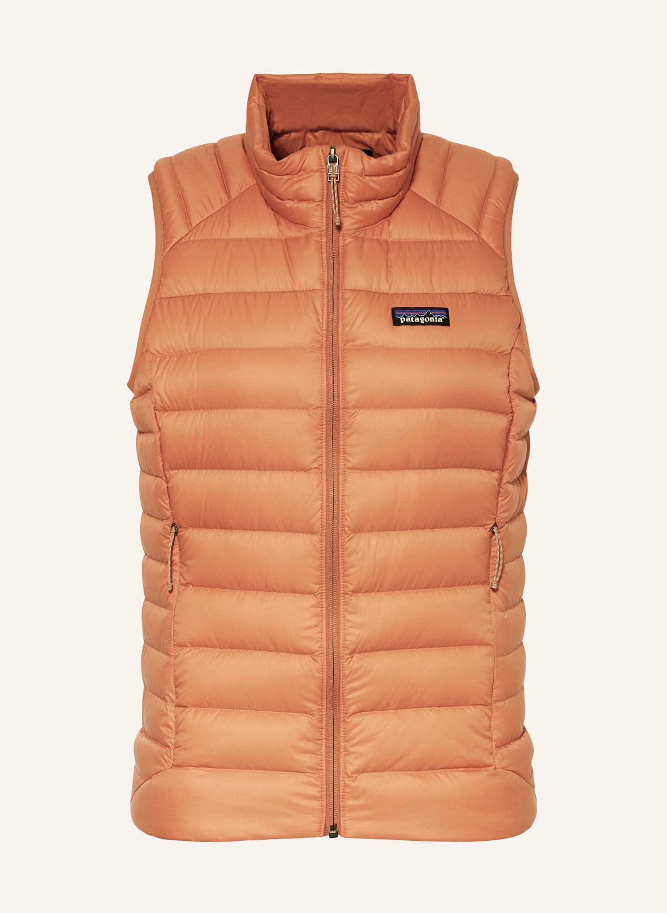 patagonia Lightweight down vest, Color: LIGHT ORANGE (Image 1)