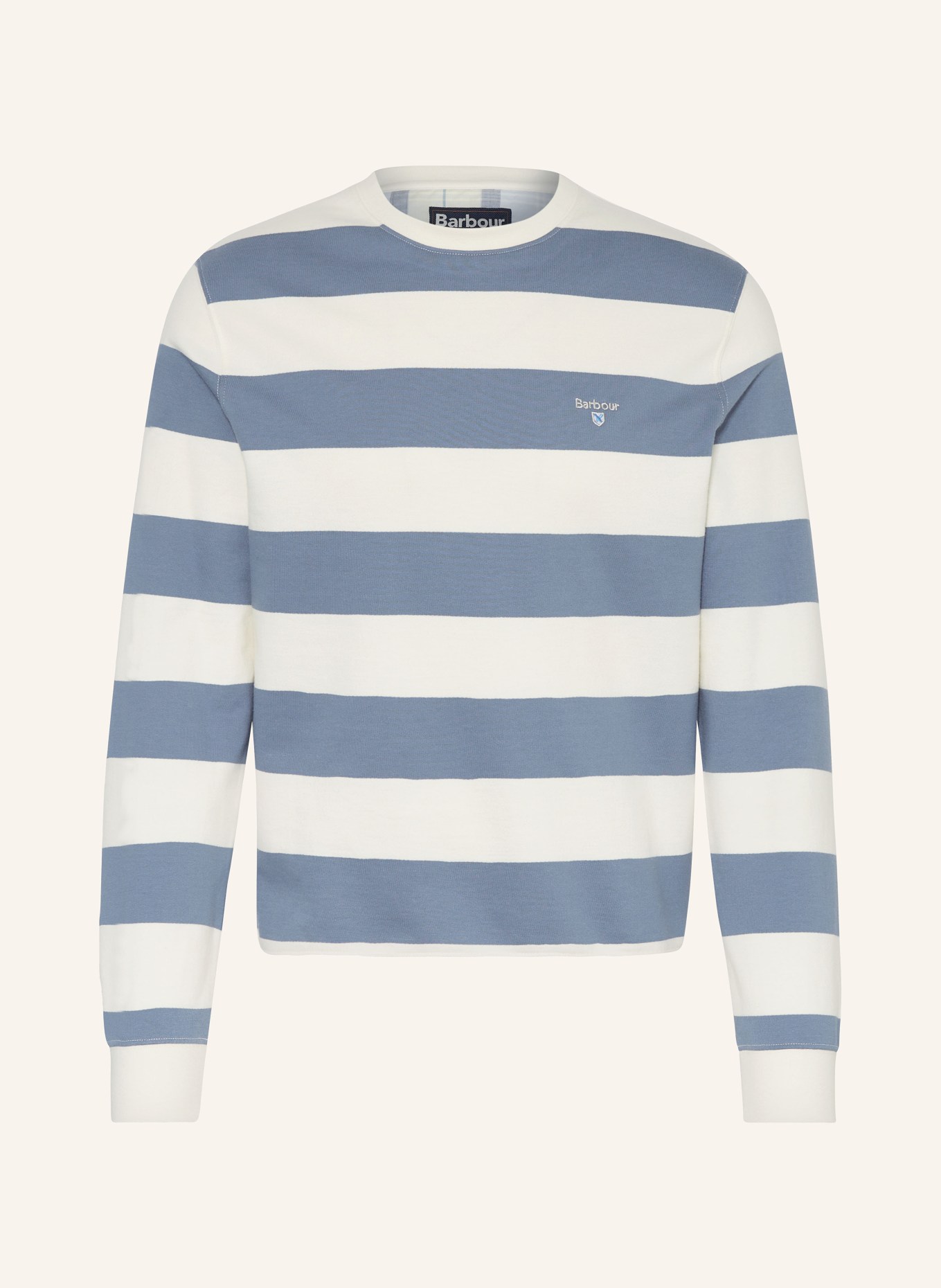 Barbour Sweatshirt, Color: WHITE/ BLUE (Image 1)