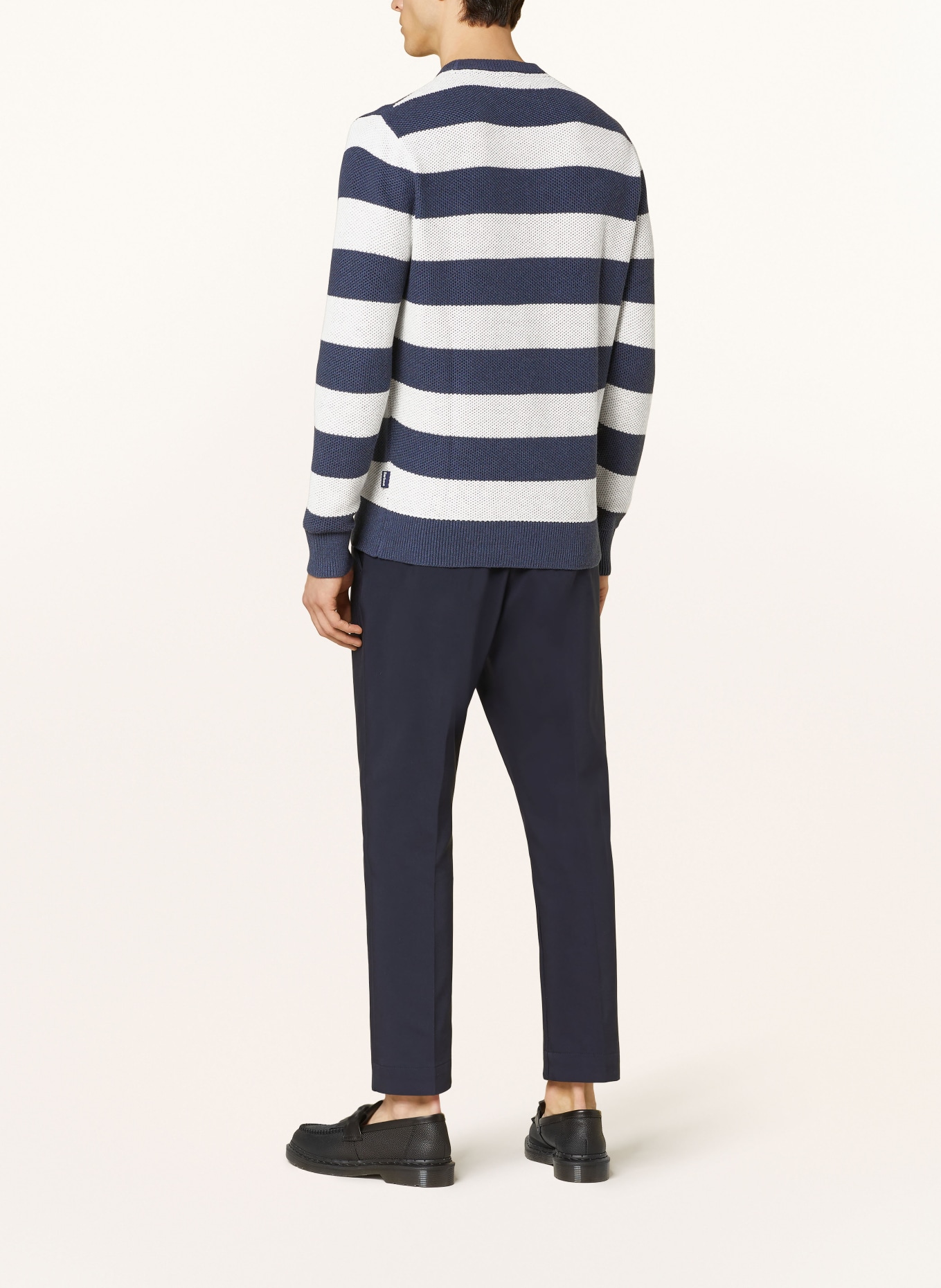 Barbour Sweater, Color: DARK BLUE/ WHITE (Image 3)