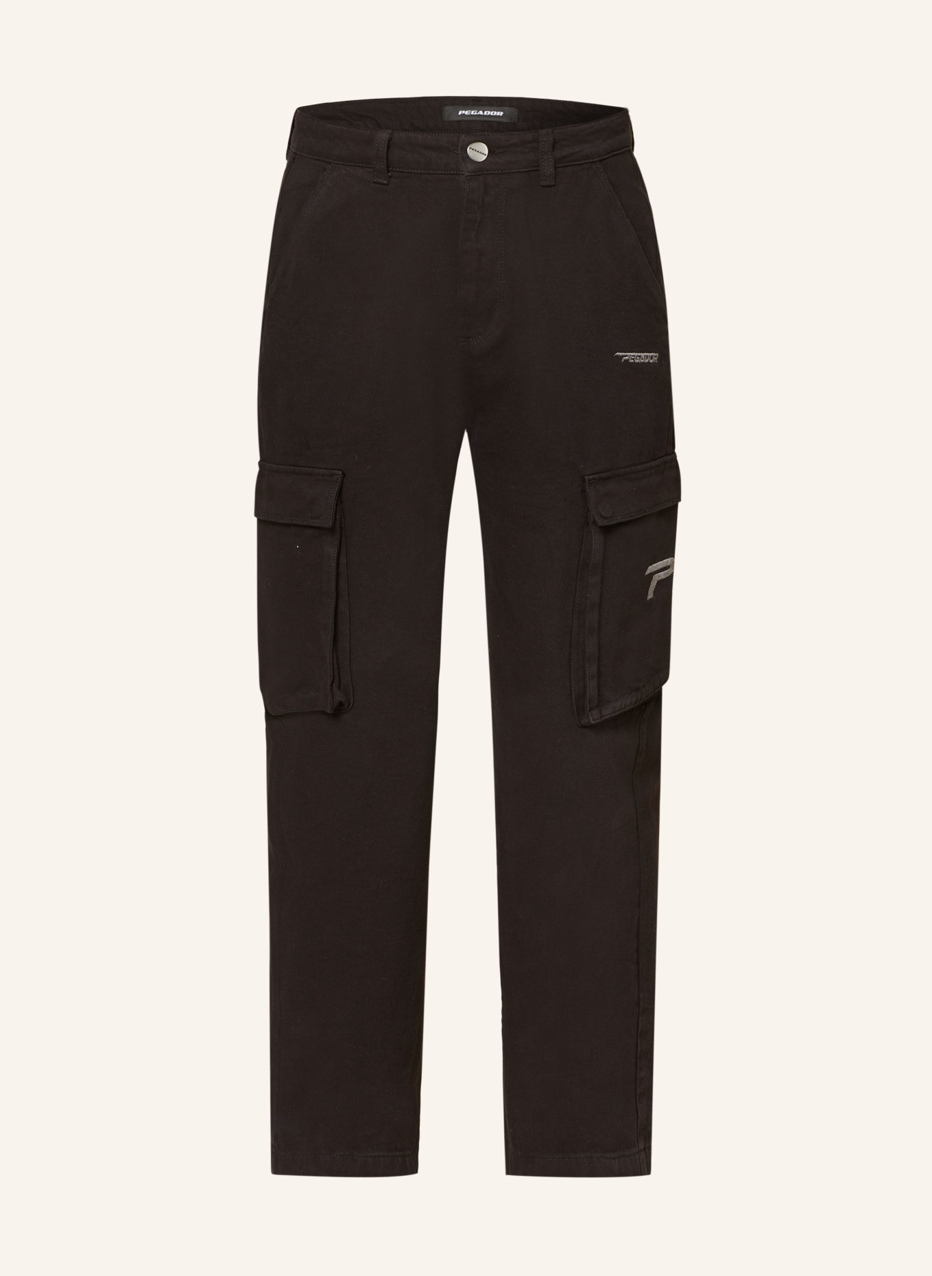 PEGADOR Cargo jeans PADEN regular fit, Color: BLACK (Image 1)