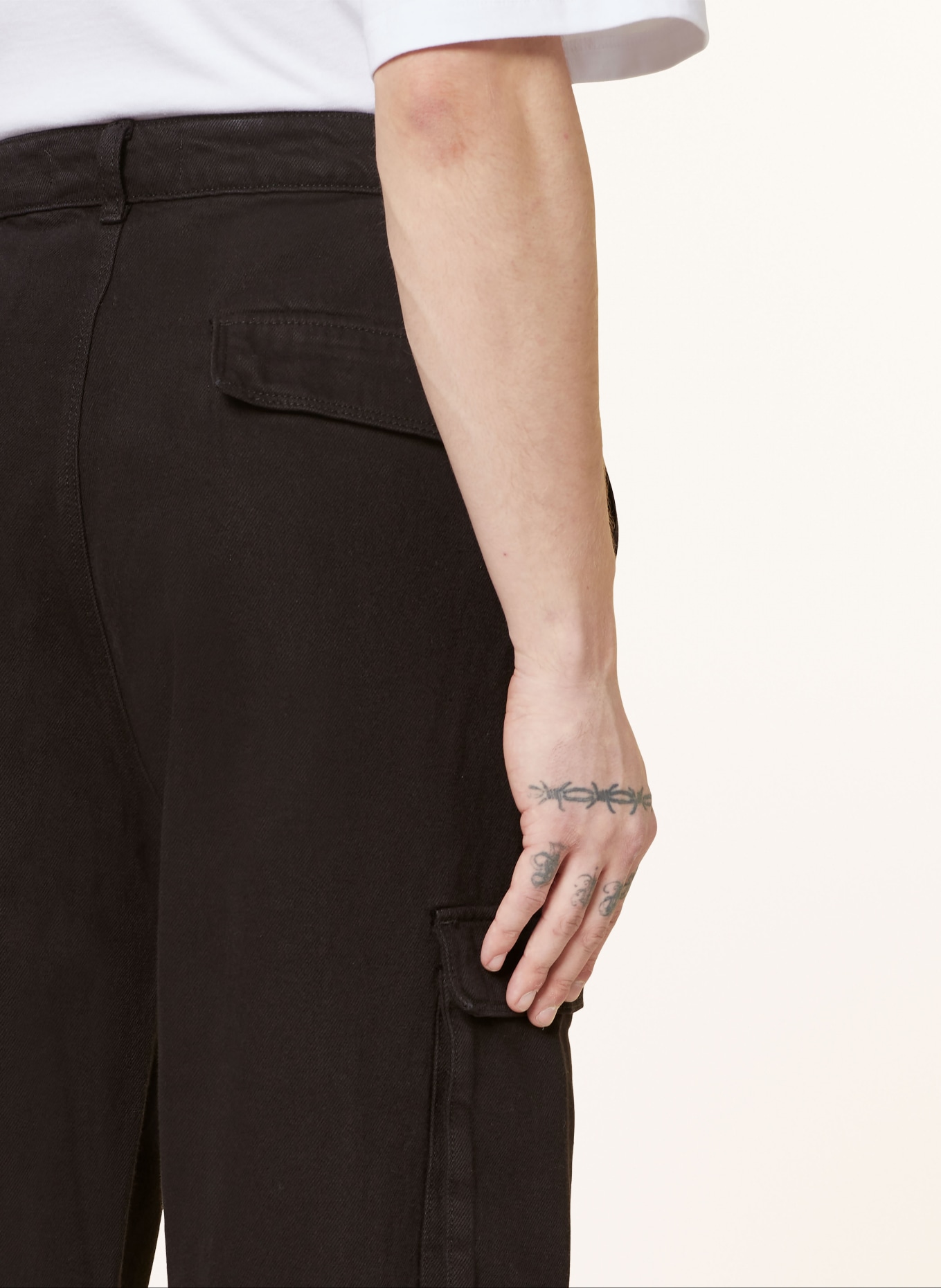 PEGADOR Cargo jeans PADEN regular fit, Color: BLACK (Image 6)