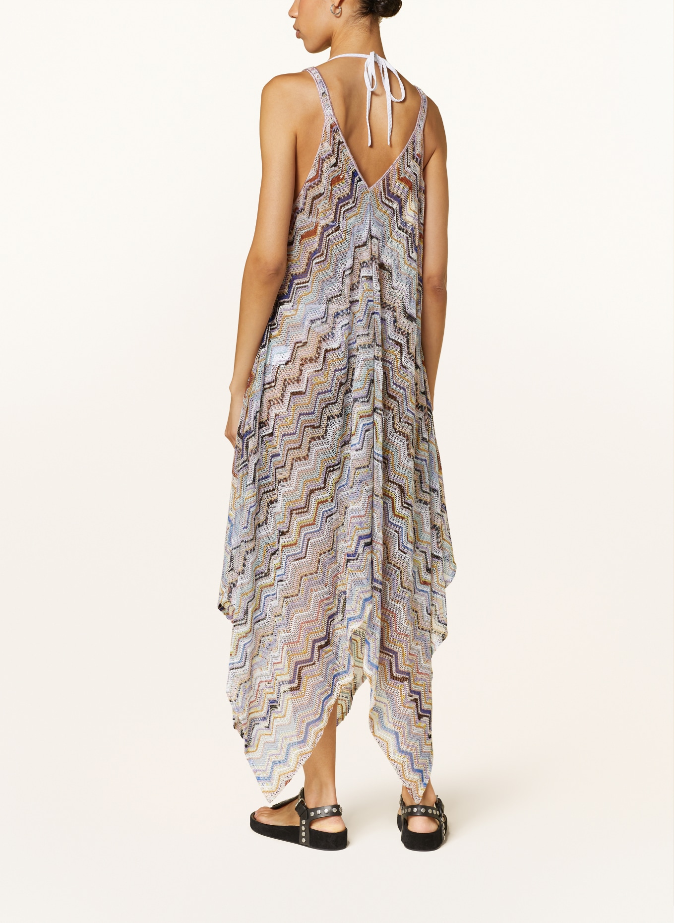 MISSONI Beach dress with glitter thread, Color: BLUE/ PINK/ GOLD (Image 3)