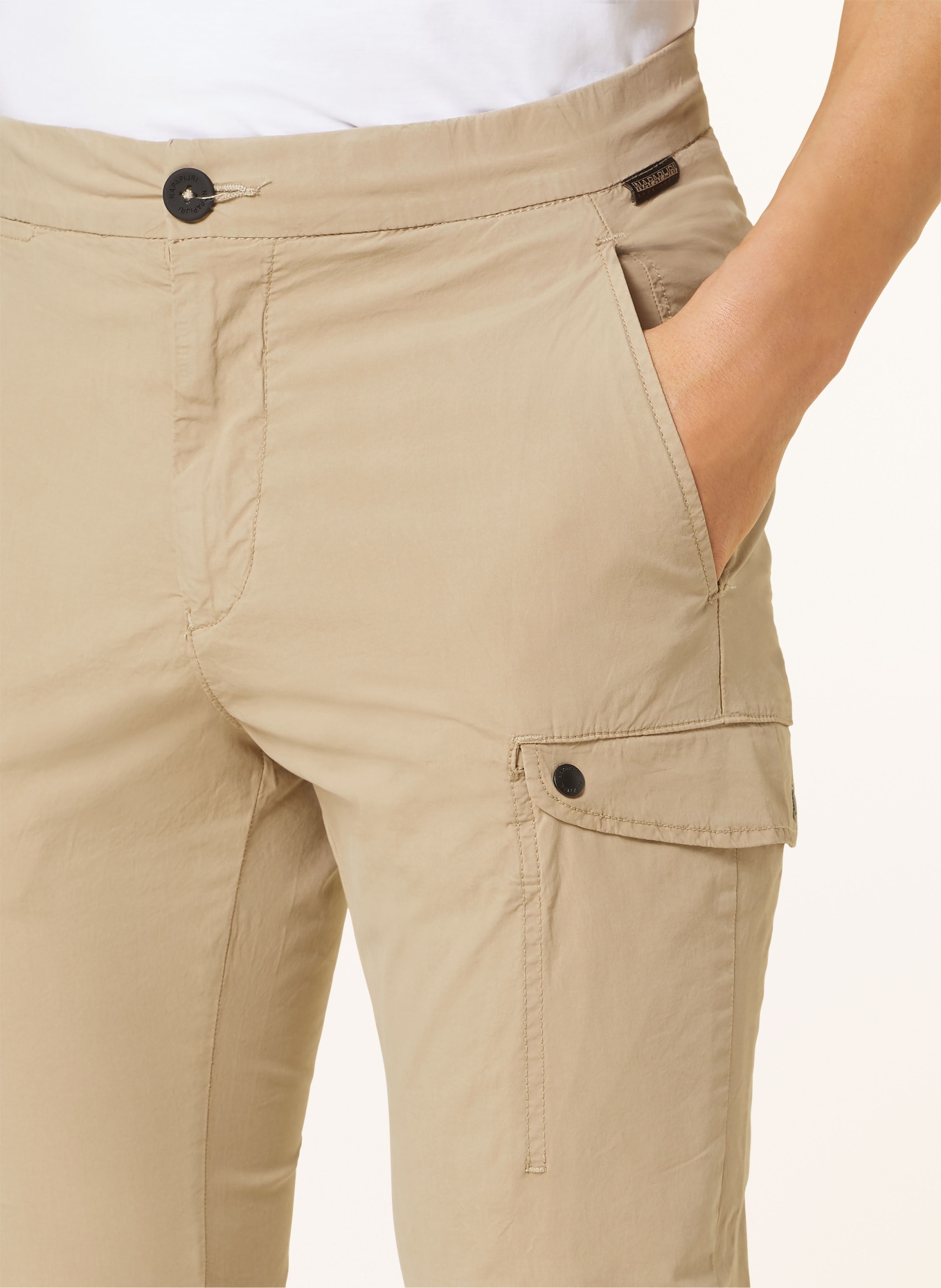 NAPAPIJRI Cargo pants DEASE extra slim fit, Color: BEIGE (Image 5)