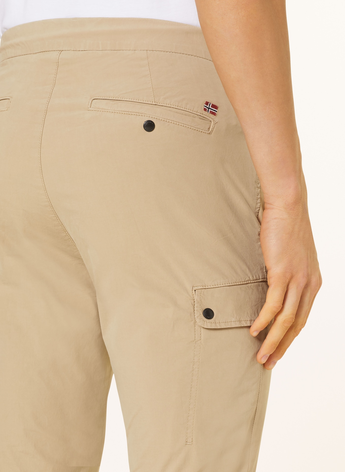 NAPAPIJRI Cargo pants DEASE extra slim fit, Color: BEIGE (Image 6)