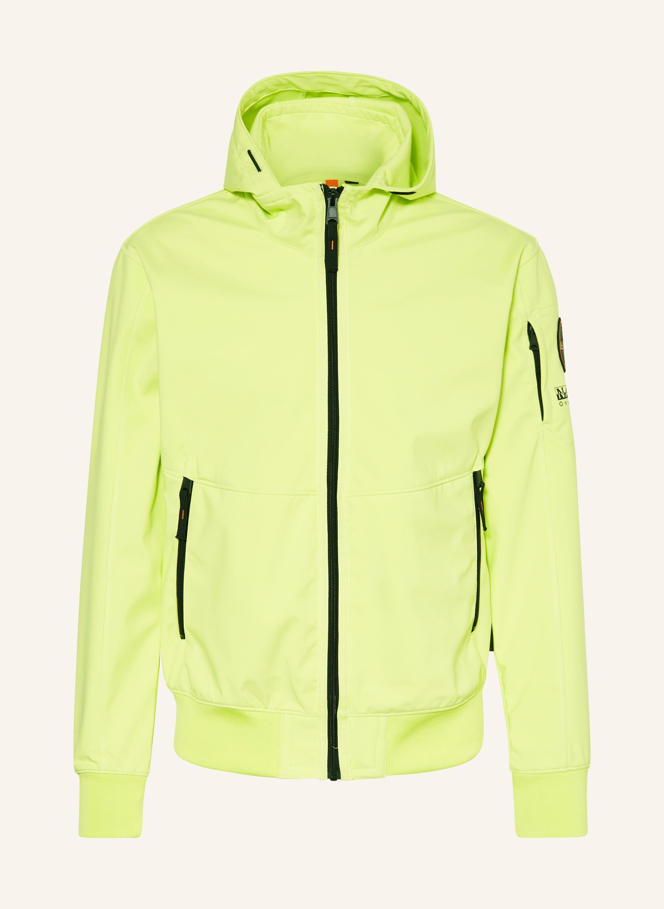 NAPAPIJRI Jacket MELVILLE: NEON YELLOW