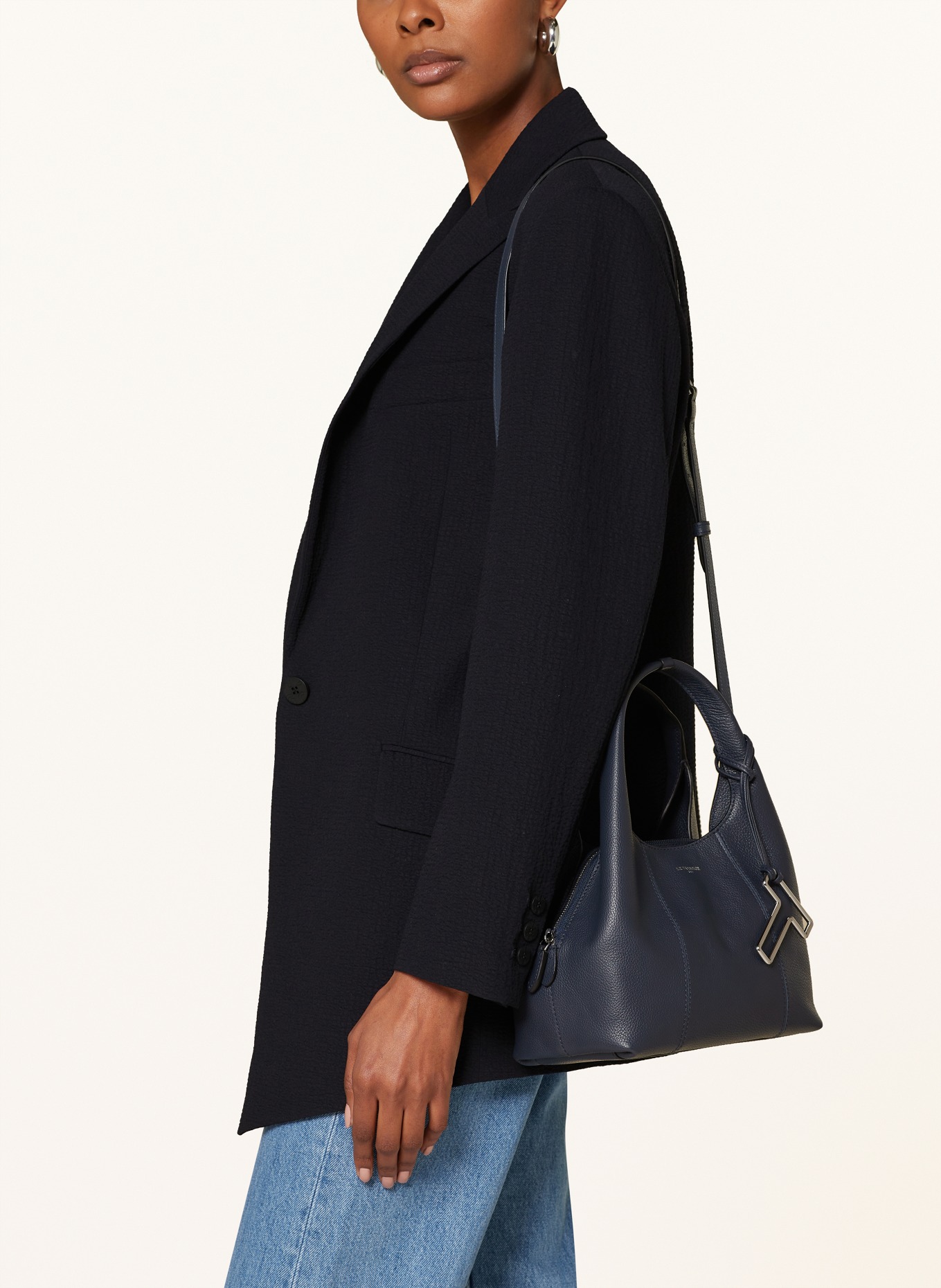 LE TANNEUR Handbag JULIETTE SMALL, Color: DARK BLUE (Image 4)
