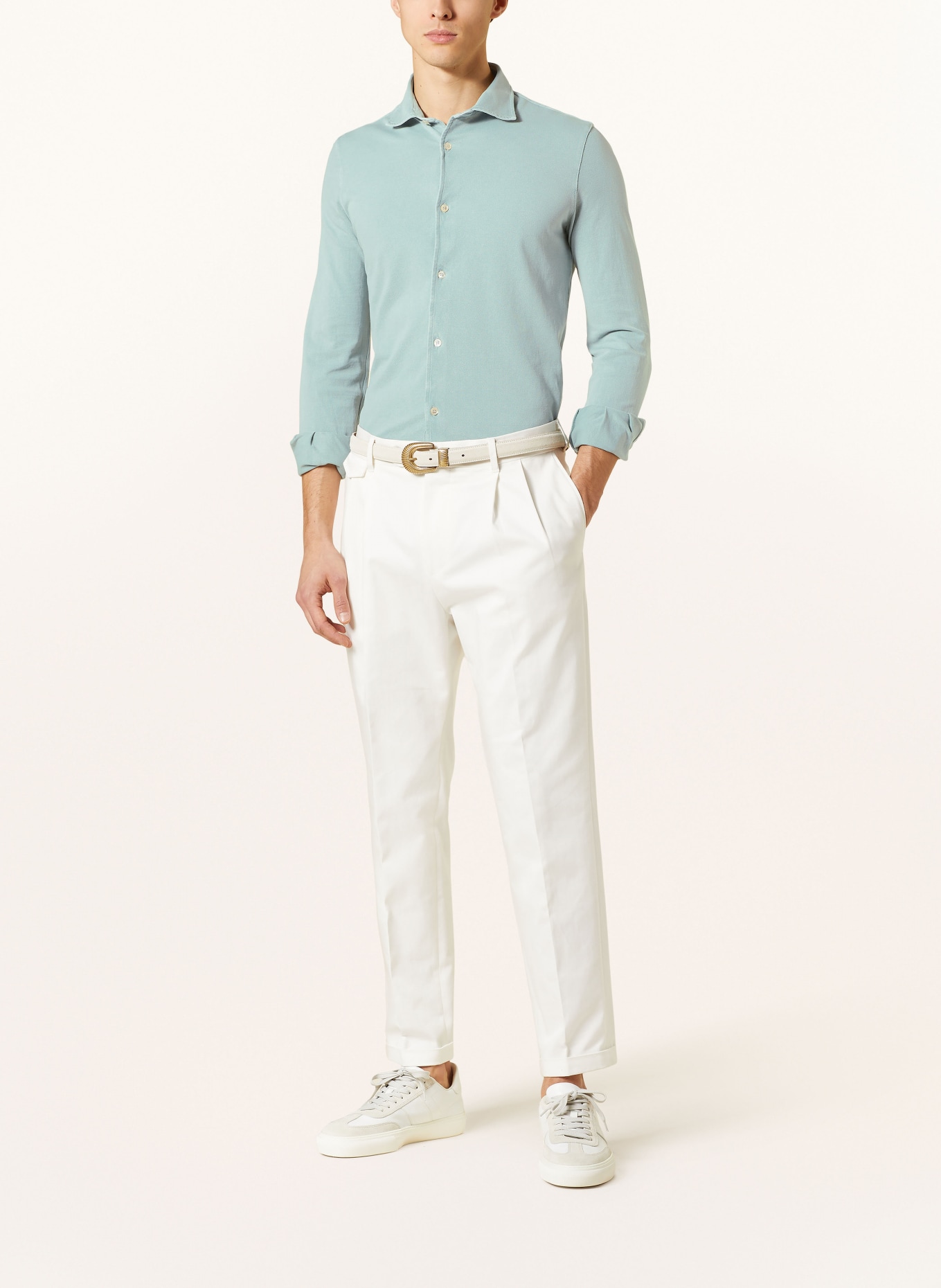 FEDELI Hemd STELVE Extra Slim Fit: MINT