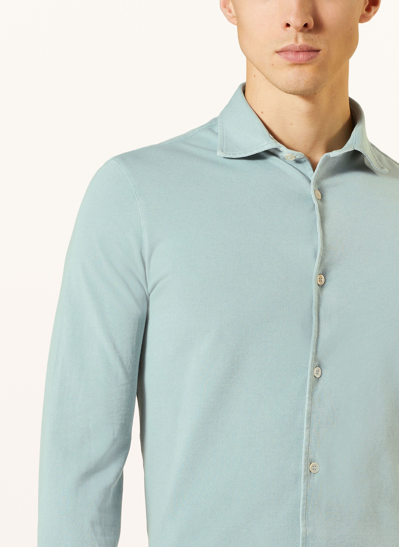 FEDELI Hemd STELVE Extra Slim Fit: MINT