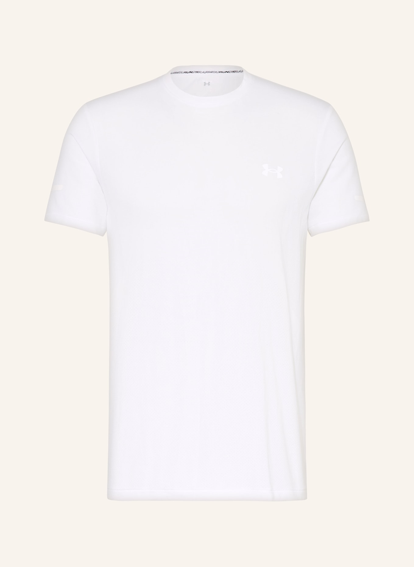 UNDER ARMOUR Running shirt UA SEAMLESS STRIDE, Color: WHITE (Image 1)