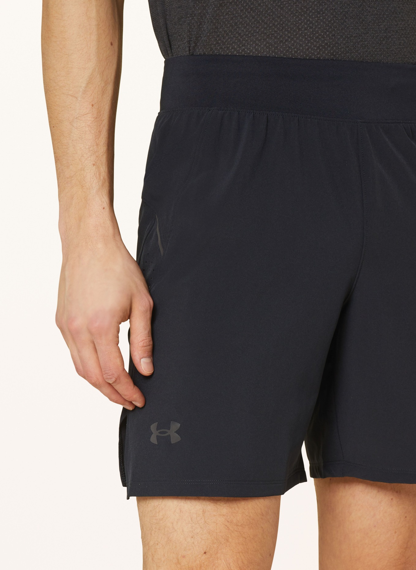 UNDER ARMOUR 2-in-1 running shorts UA LAUNCH ELITE, Color: BLACK (Image 5)