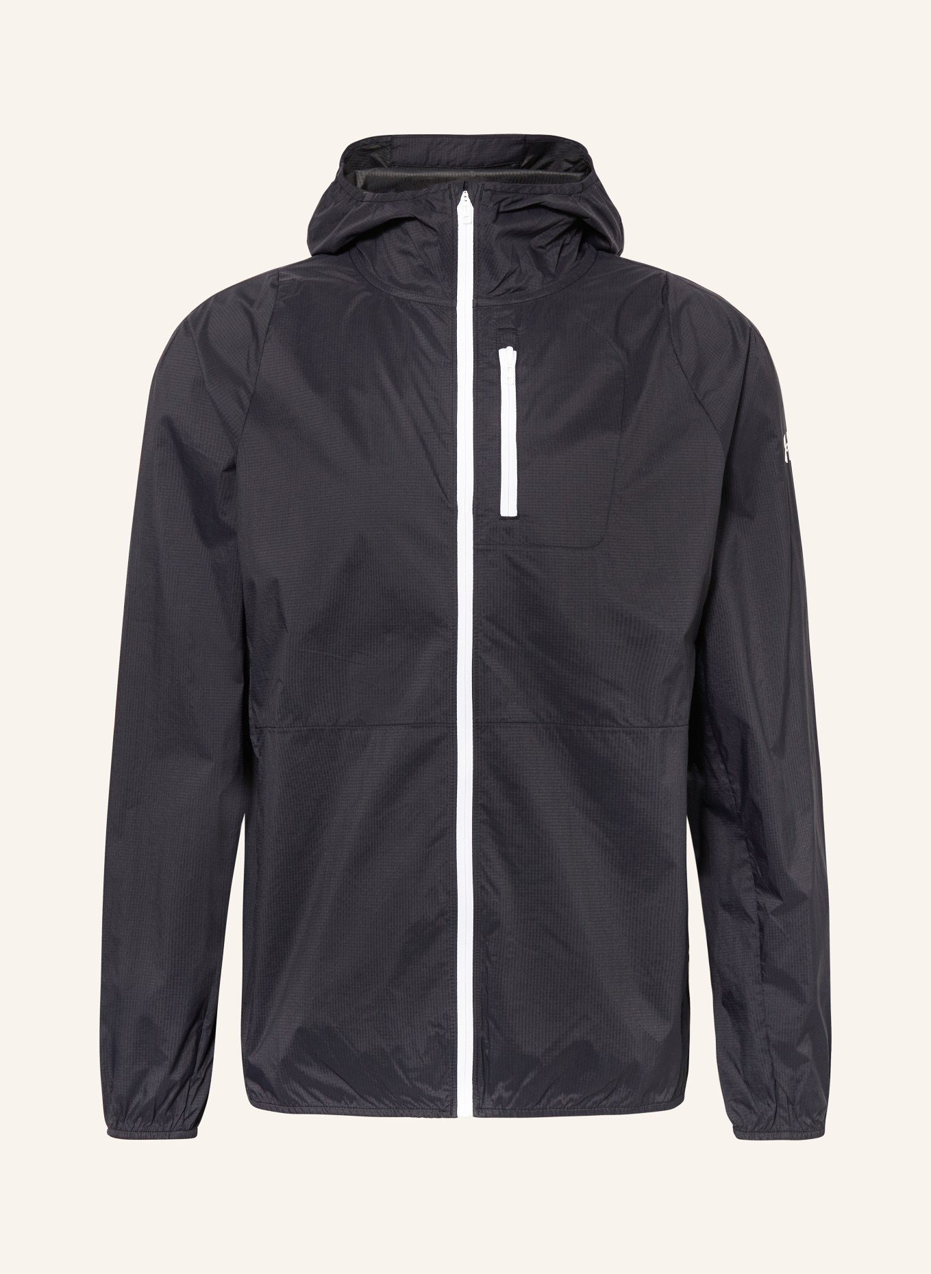 UNDER ARMOUR Running jacket PHANTOM, Color: BLACK (Image 1)