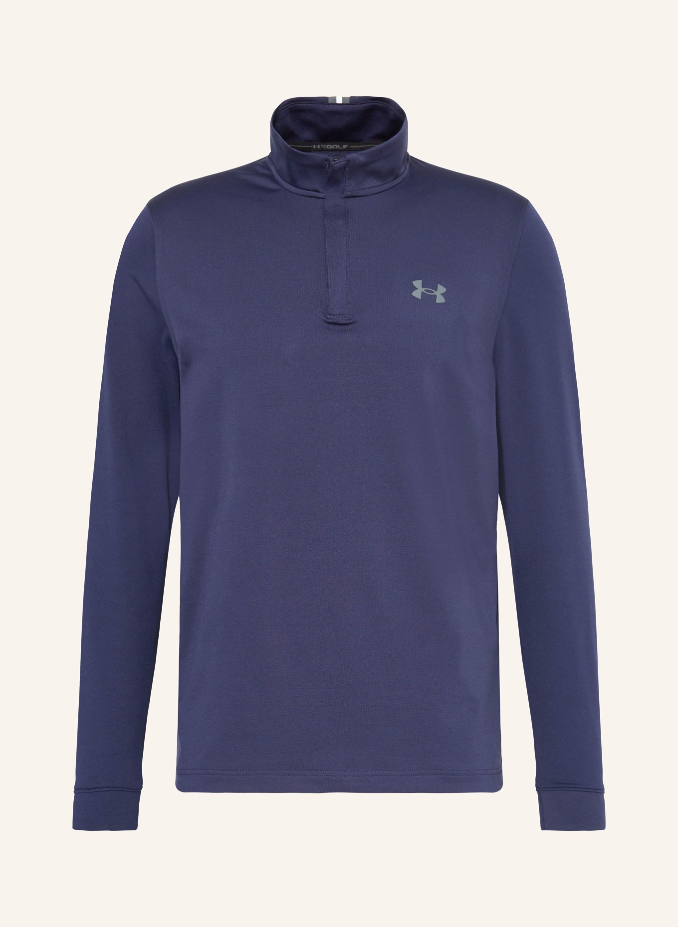 UNDER ARMOUR Functional shirt PLAYOFF, Color: DARK BLUE (Image 1)