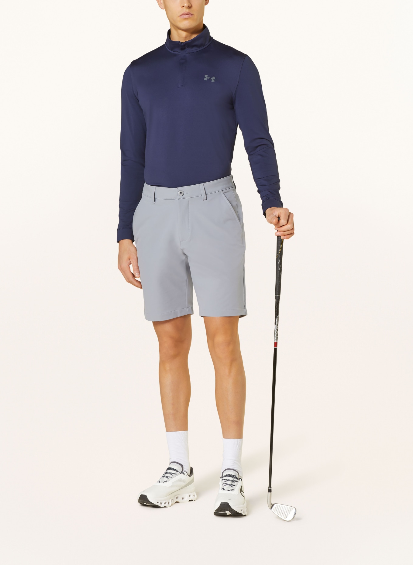 UNDER ARMOUR Golf shorts UA TECH™, Color: BLUE GRAY (Image 2)