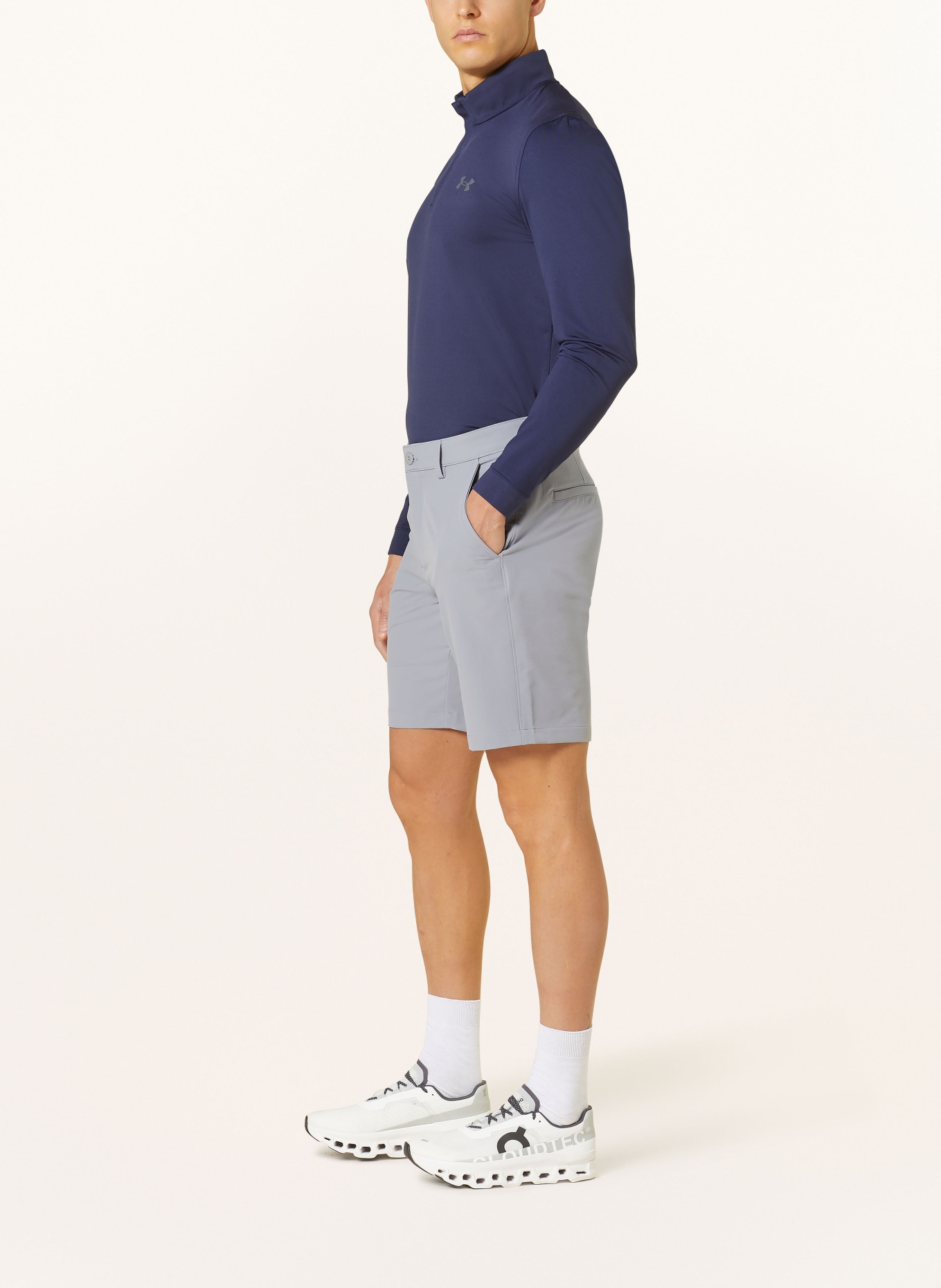 UNDER ARMOUR Golf shorts UA TECH™, Color: BLUE GRAY (Image 4)