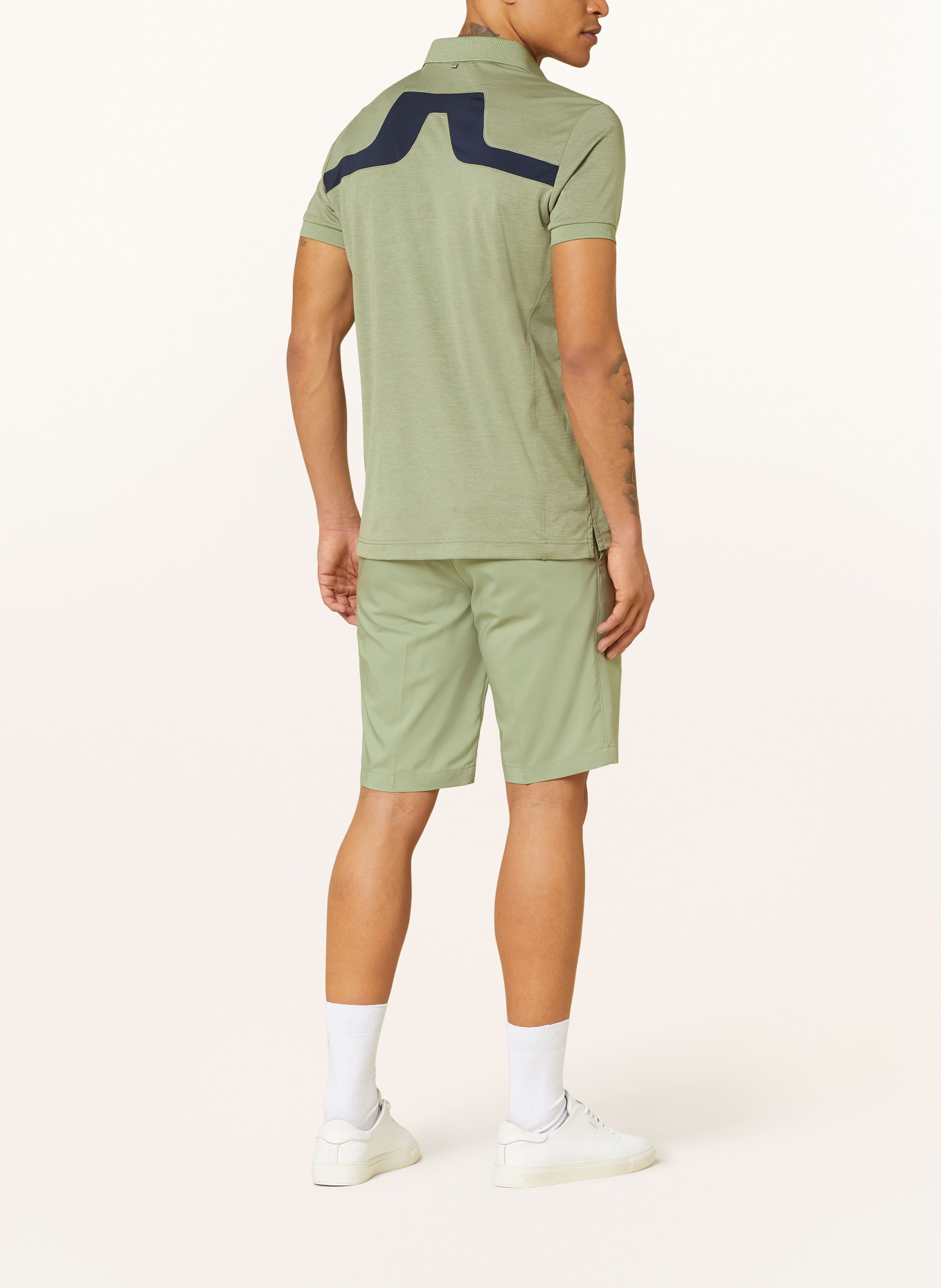 J.LINDEBERG Performance polo shirt, Color: LIGHT GREEN (Image 3)