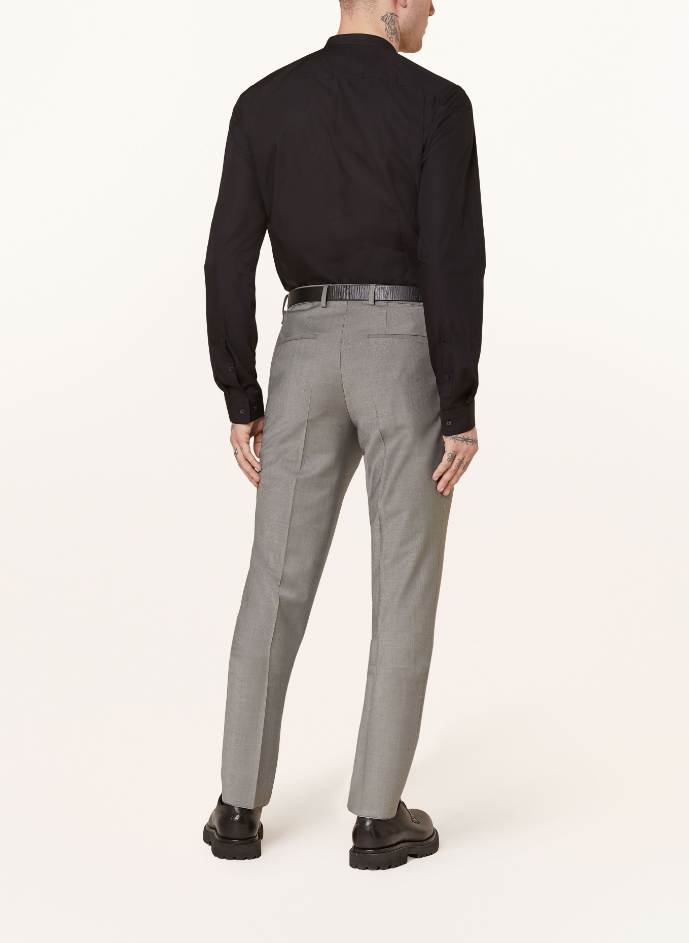HUGO Jerseyhemd ENRIQUE Extra Slim Fit, Farbe: SCHWARZ (Bild 3)