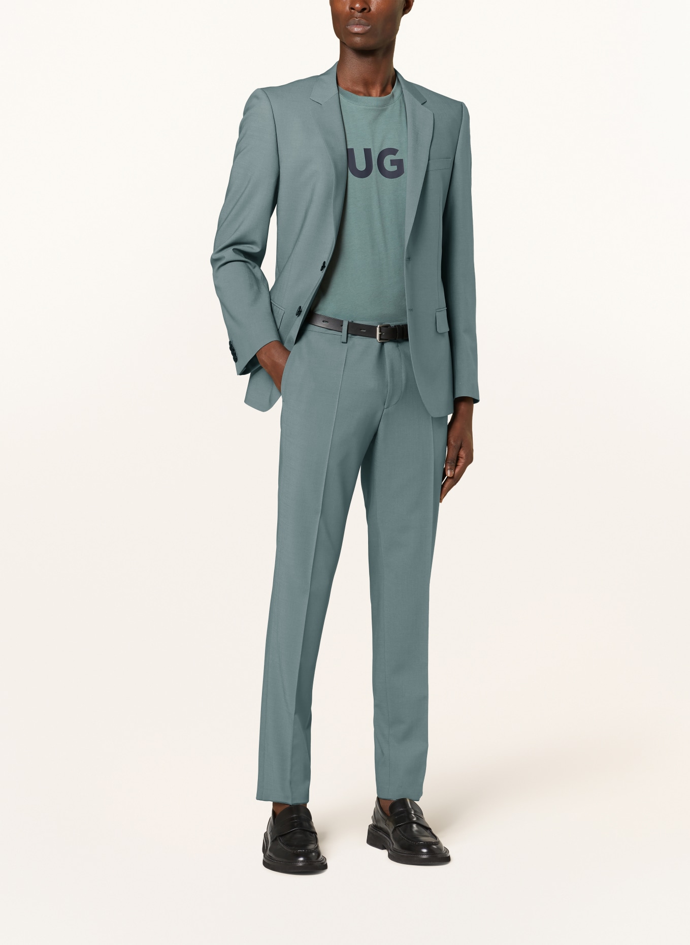 HUGO Anzug HENRY/GETLIN Slim Fit, Farbe: 307 DARK GREEN (Bild 2)