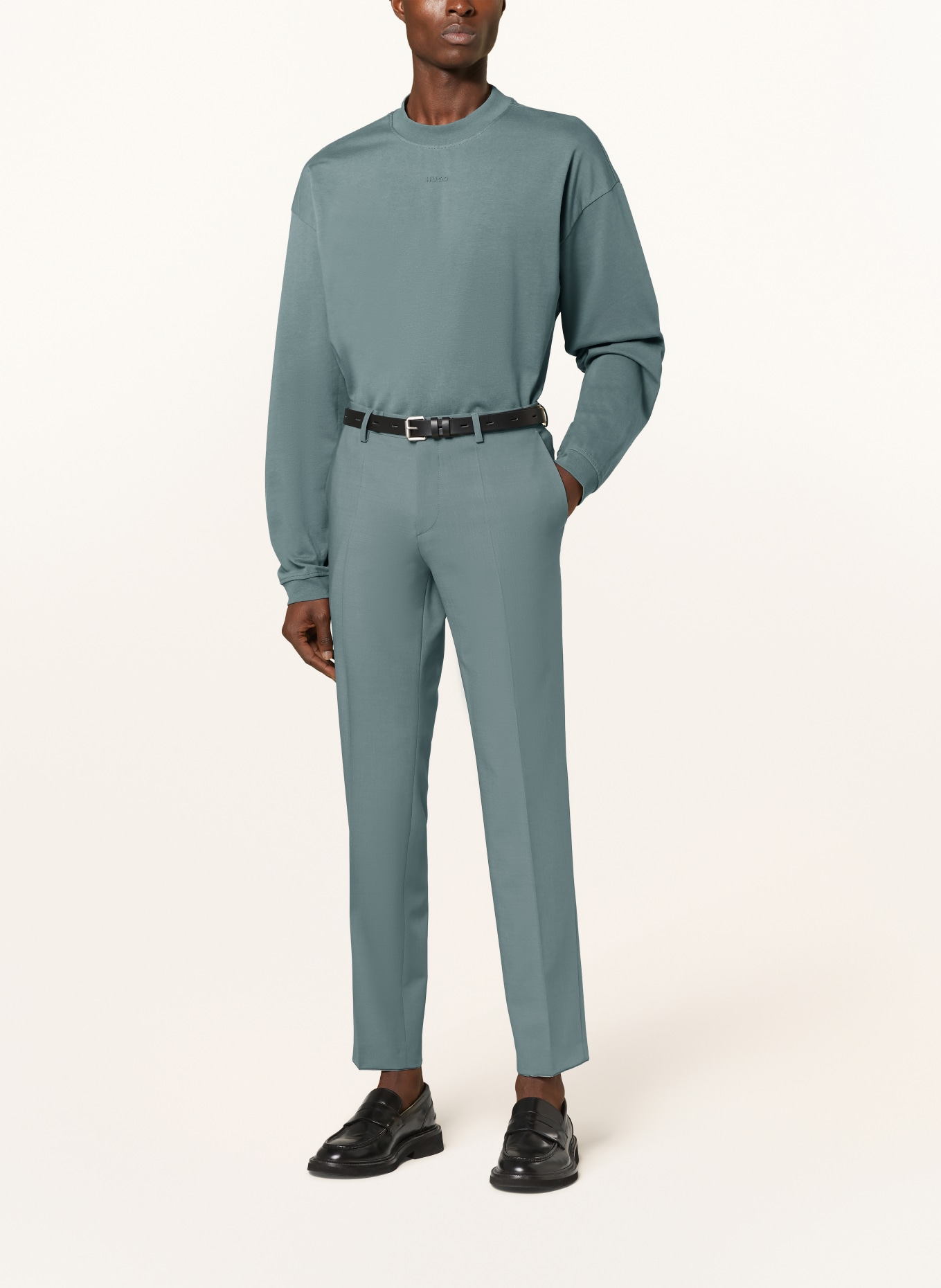 HUGO Anzug HENRY/GETLIN Slim Fit, Farbe: 307 DARK GREEN (Bild 4)