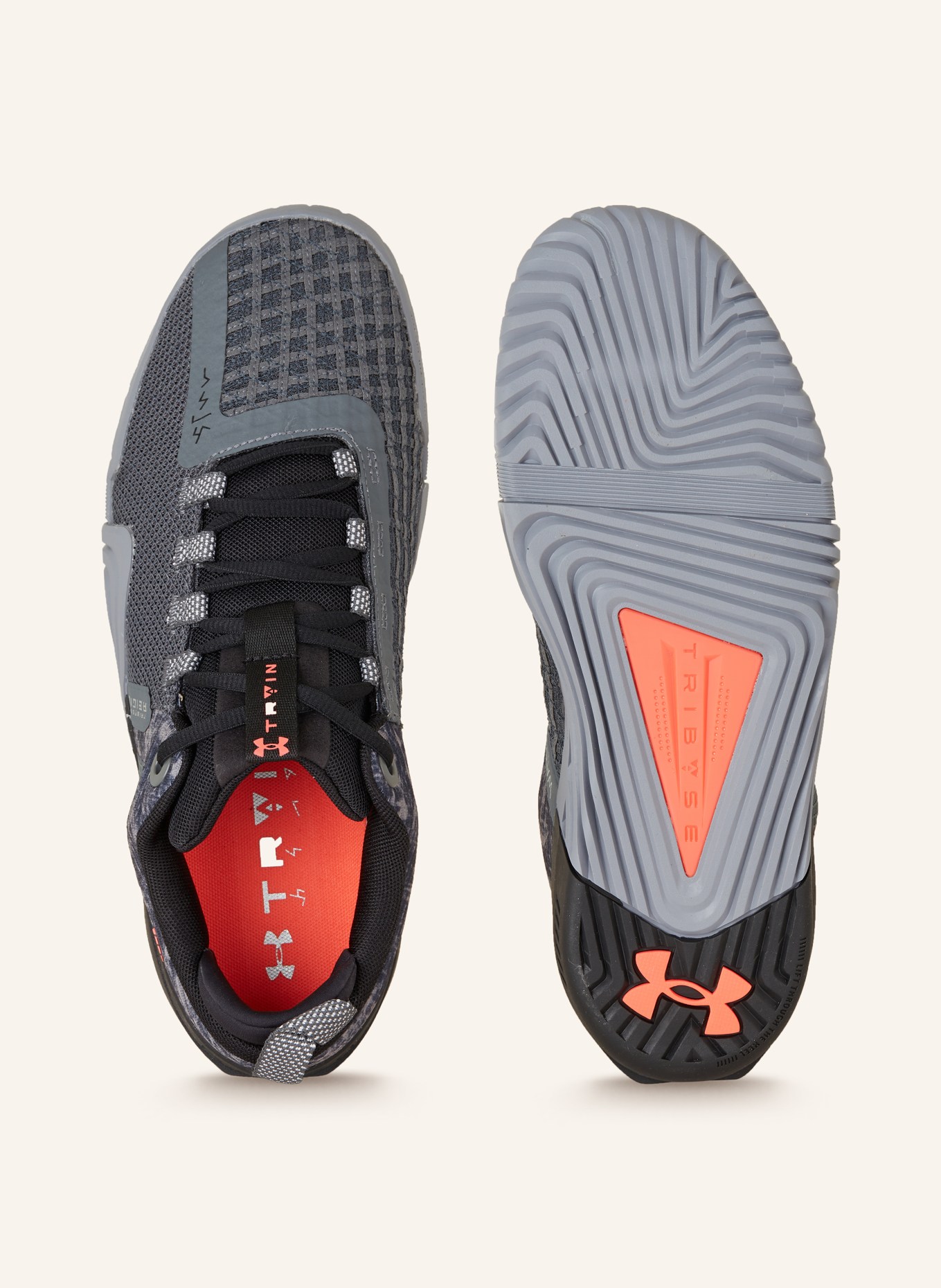 UNDER ARMOUR Fitness shoes UA TRIBASE REIGN 6 Q1, Color: GRAY (Image 5)