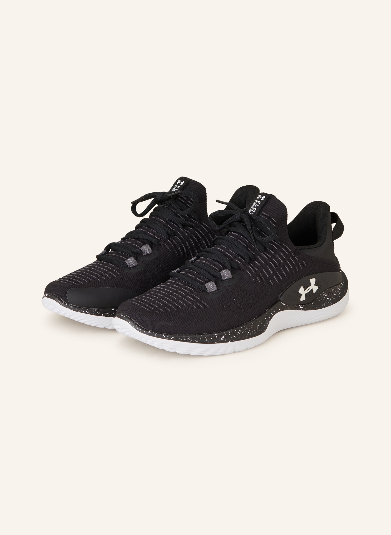 UNDER ARMOUR Fitnessschuhe UA FLOW DYNAMIC INTLKNT, Farbe: SCHWARZ/ WEISS (Bild 1)