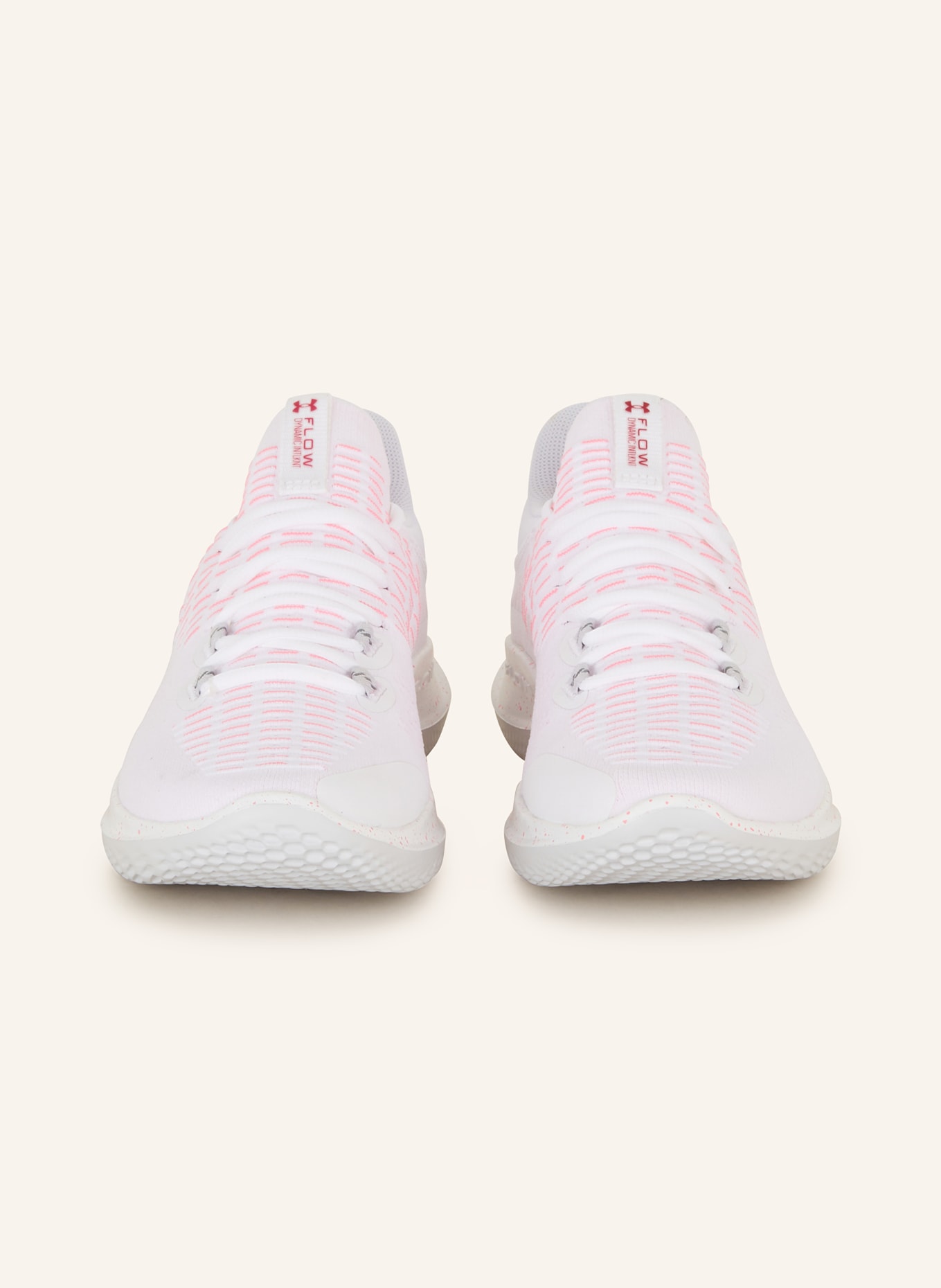 UNDER ARMOUR Fitness shoes UA FLOW DYNAMIC INTLKNT, Color: WHITE/ PINK (Image 3)