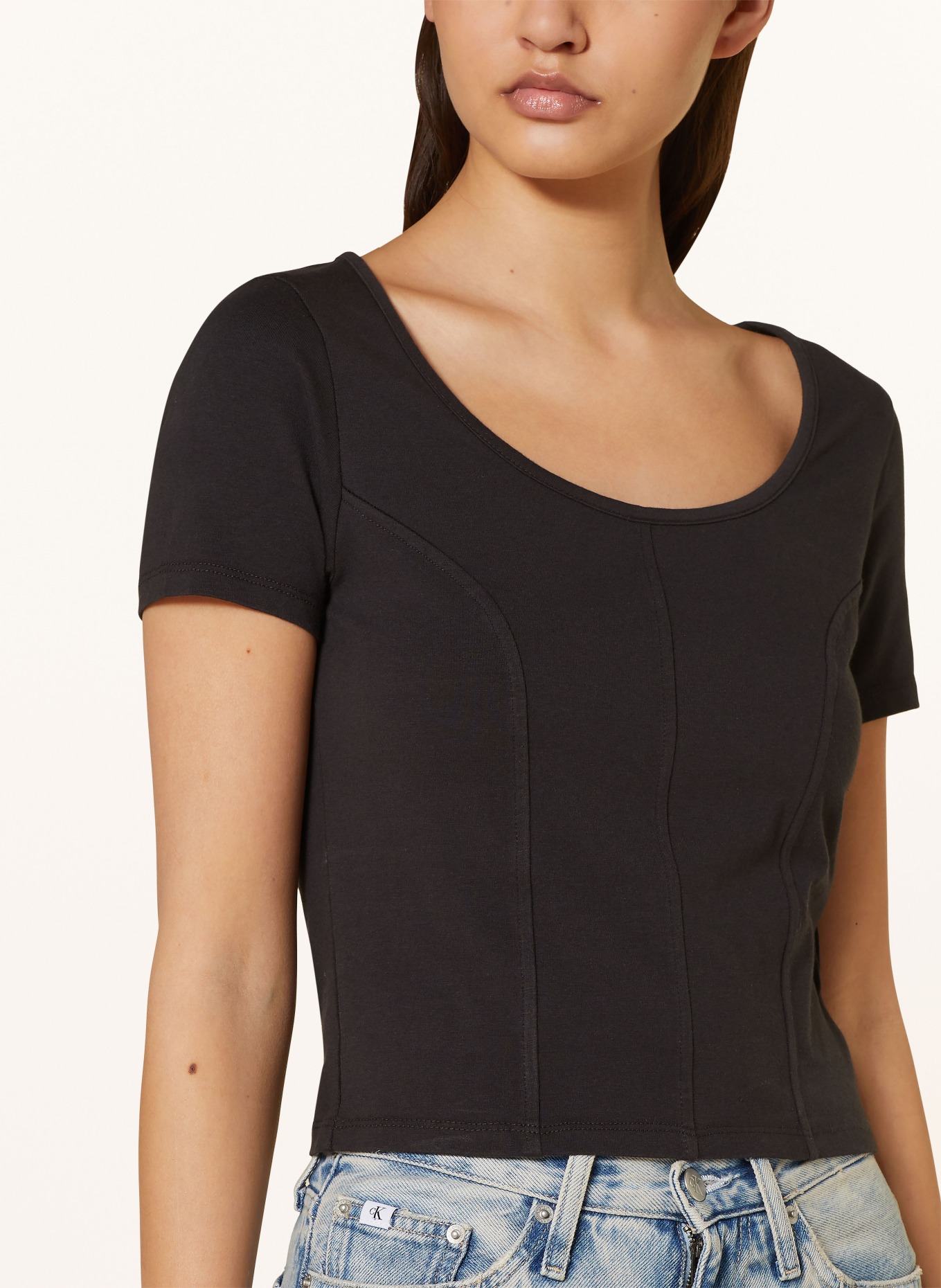 Levi's® Cropped shirt MARS, Color: BLACK (Image 4)