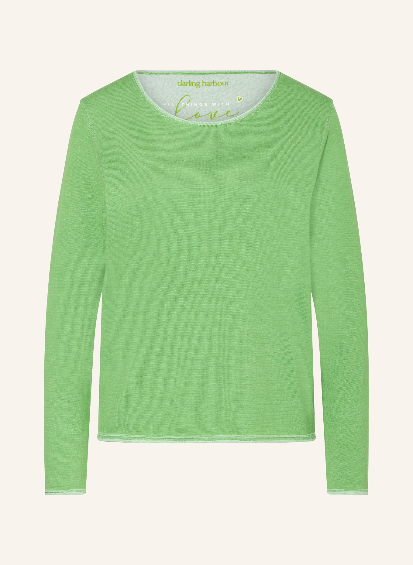 darling harbour Sweater, Color: LIGHT GREEN (Image 1)