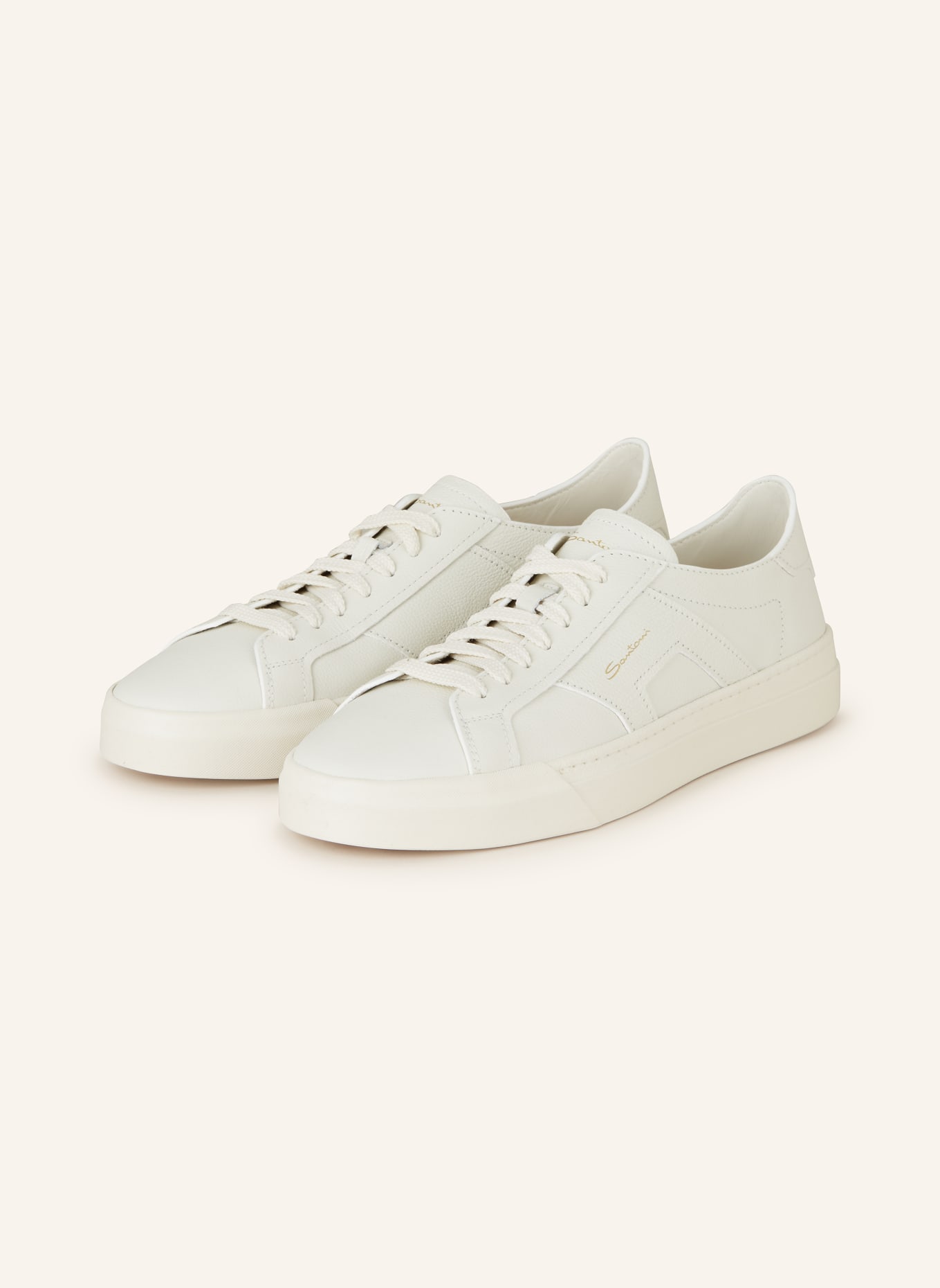 Santoni Sneakers, Color: WHITE (Image 1)