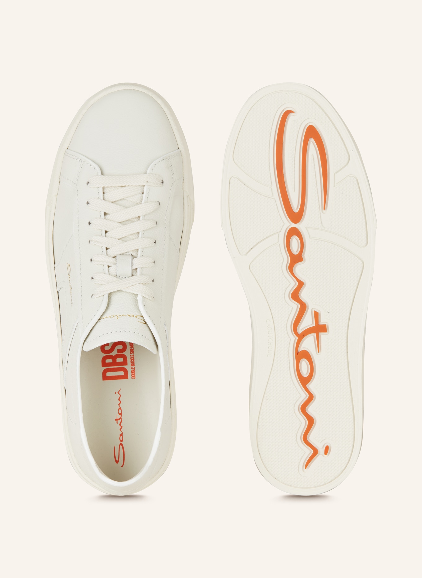 Santoni Sneakers, Color: WHITE (Image 5)