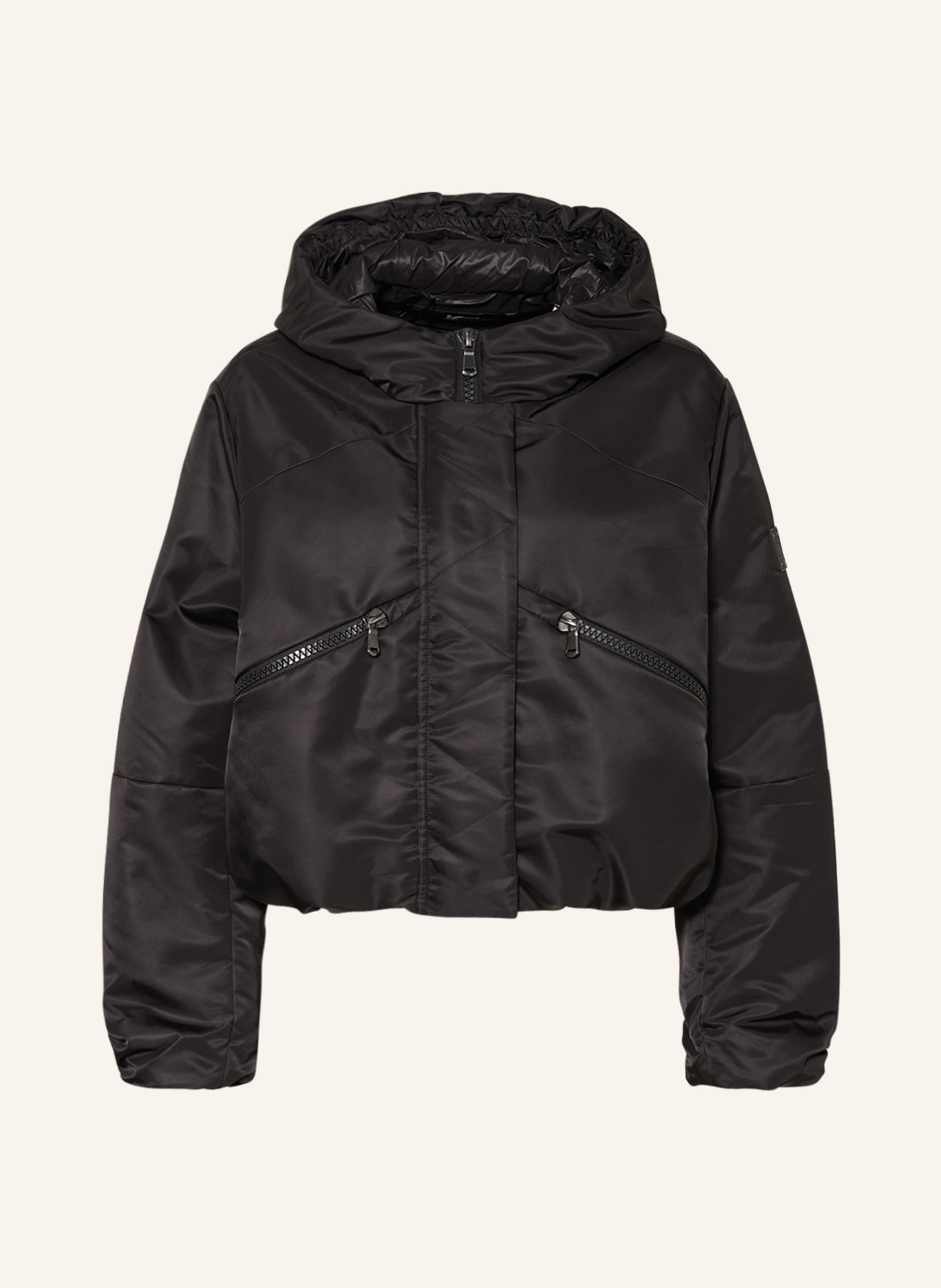 LUISA CERANO Bomber jacket, Color: BLACK (Image 1)