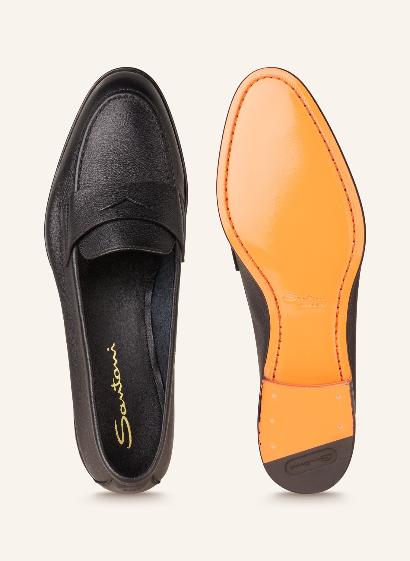 Santoni Penny loafers FAMED, Color: BLACK (Image 5)