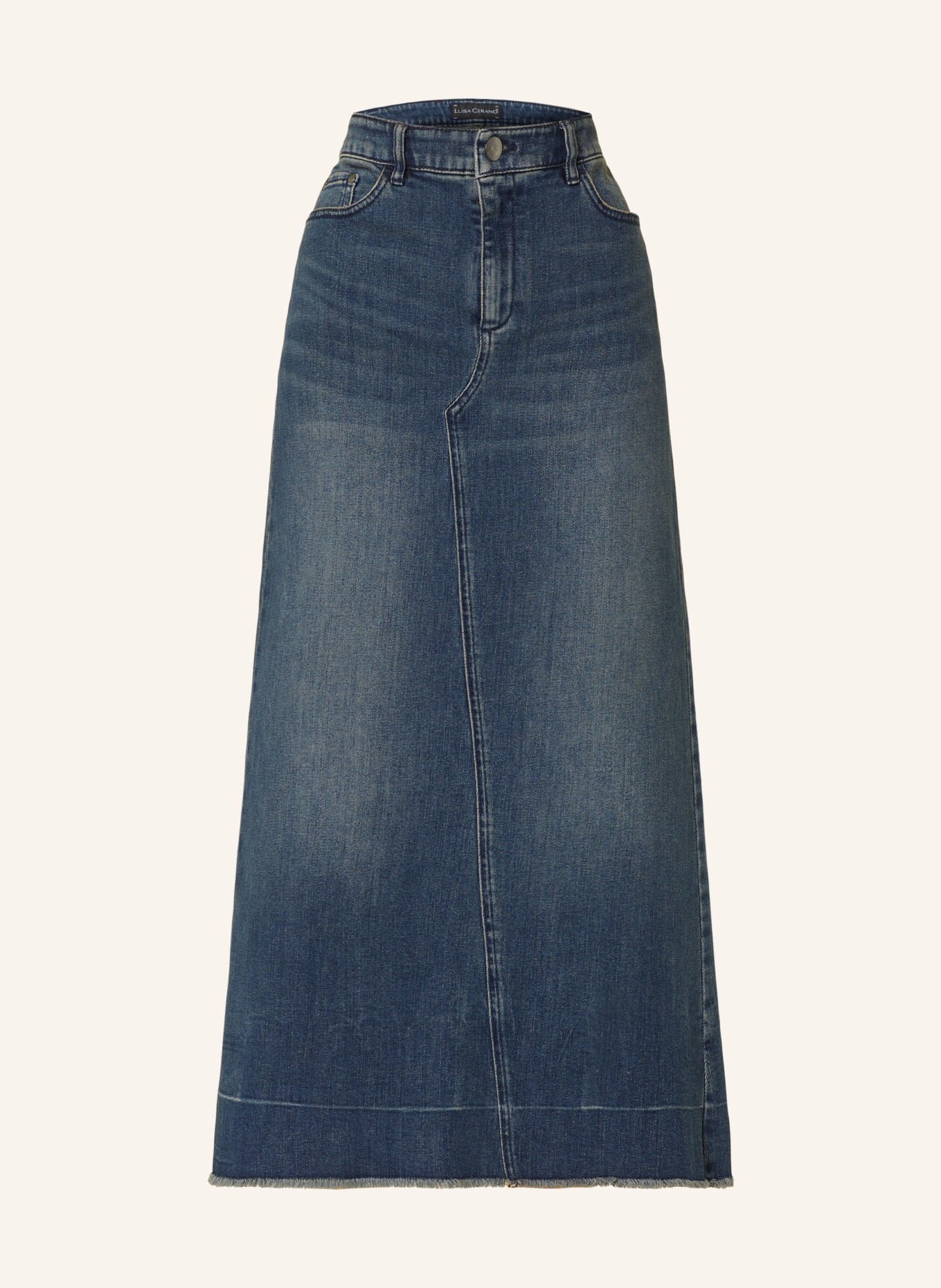 LUISA CERANO Spódnica jeansowa, Kolor: 252 navy (Obrazek 1)