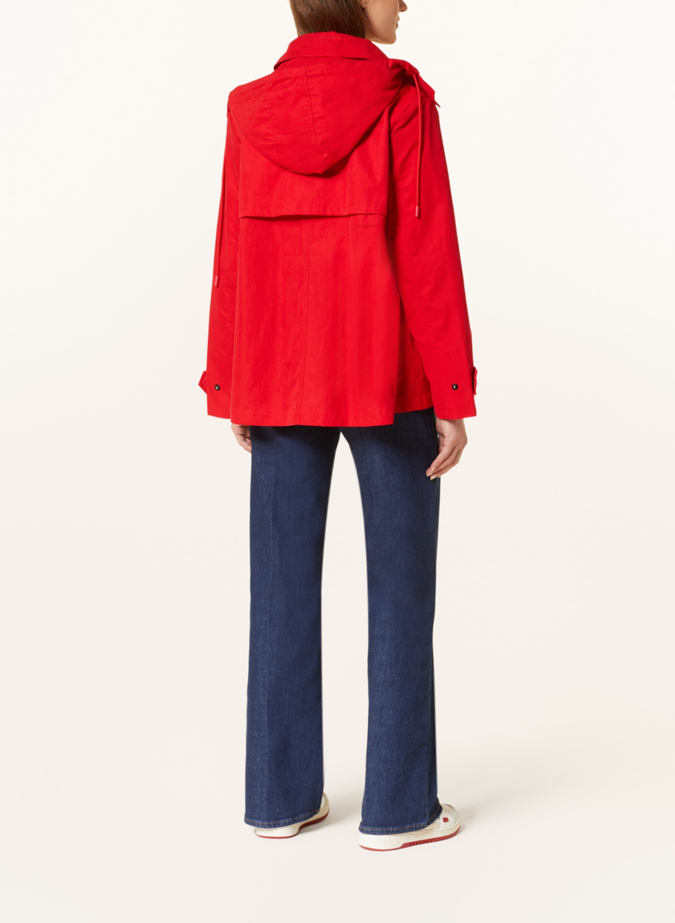 darling harbour Jacke mit abnehmbarer Kapuze: ROT