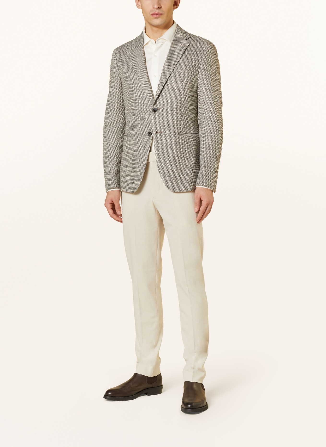 JOOP! Tailored jacket HAWKSLEY slim fit, Color: GREEN/ WHITE (Image 2)