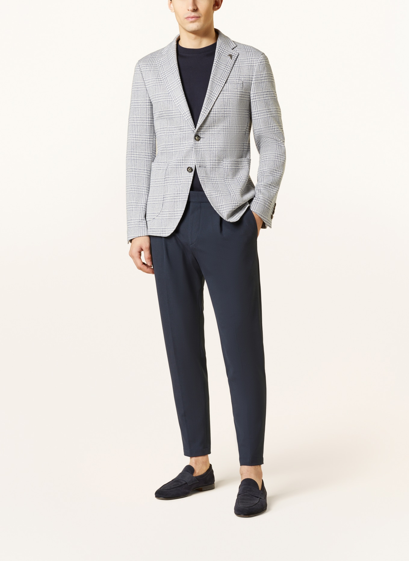JOOP! Tailored jacket HOVEREST Slim Fit, Color: WHITE/ BLUE GRAY (Image 2)