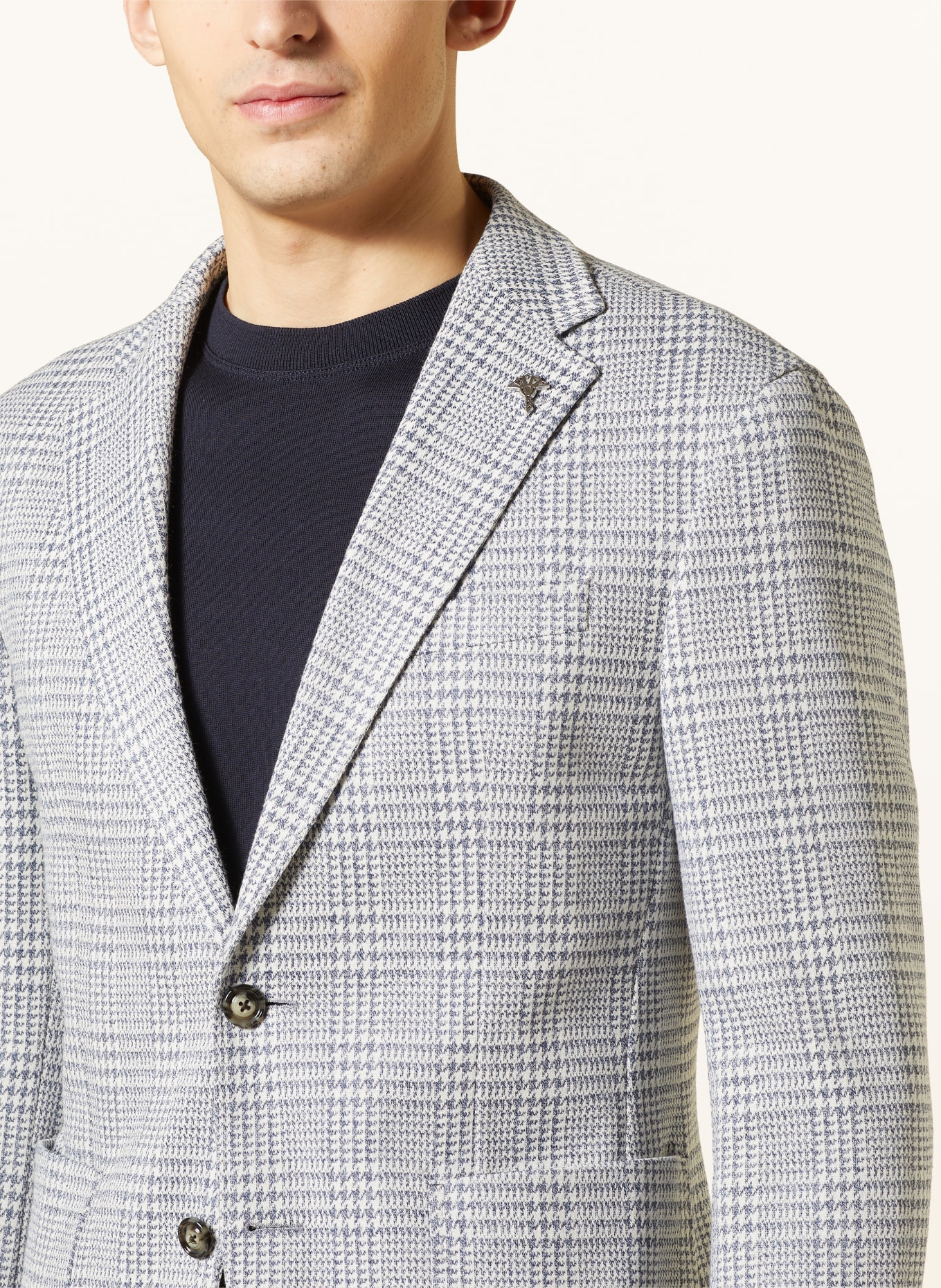 JOOP! Tailored jacket HOVEREST Slim Fit, Color: WHITE/ BLUE GRAY (Image 5)