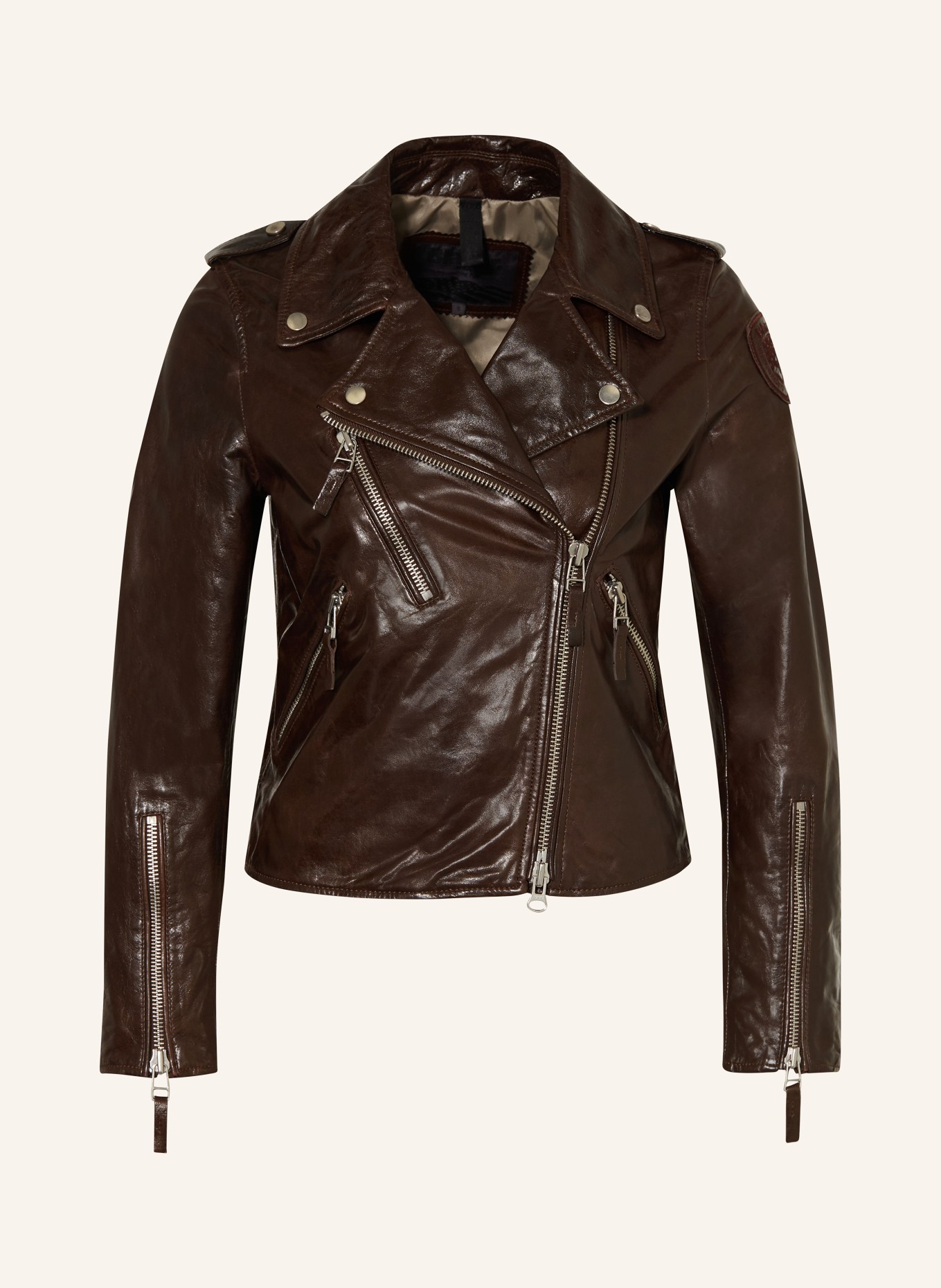 Blauer Leather jacket, Color: DARK BROWN (Image 1)