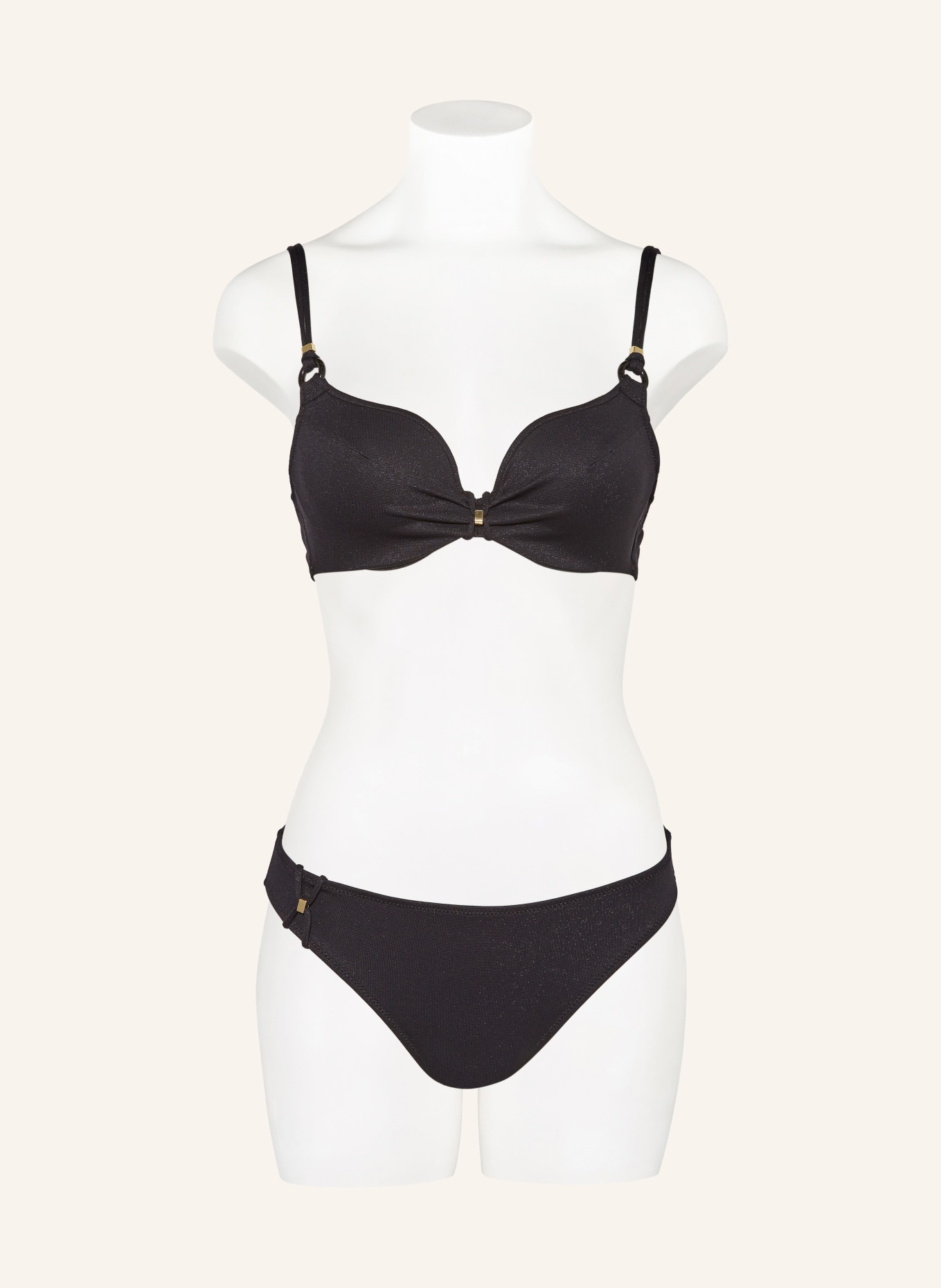 MARIE JO Basic bikini bottoms DAHU, Color: BLACK (Image 2)